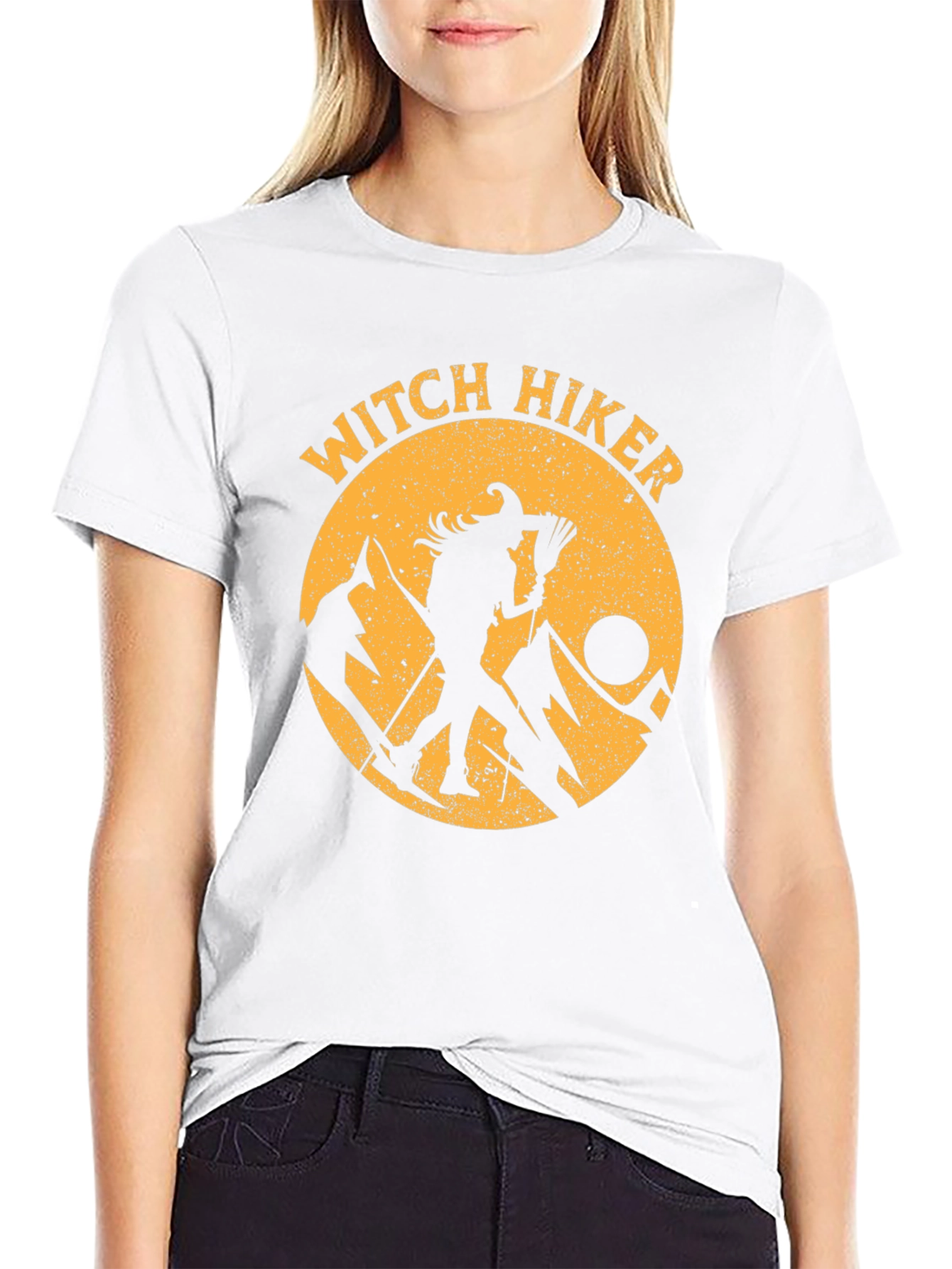 Witch Hiker Graphic Tee - Outdoor Adventure