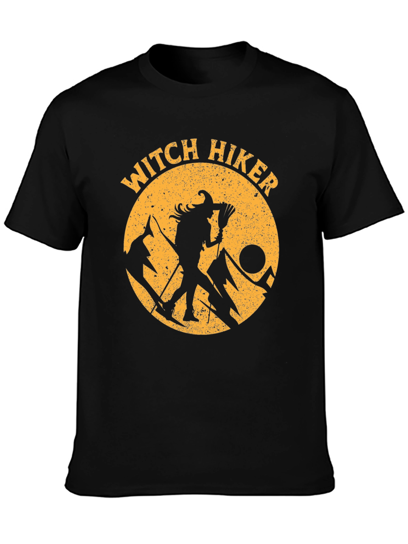 Witch Hiker Graphic Tee - Outdoor Adventure
