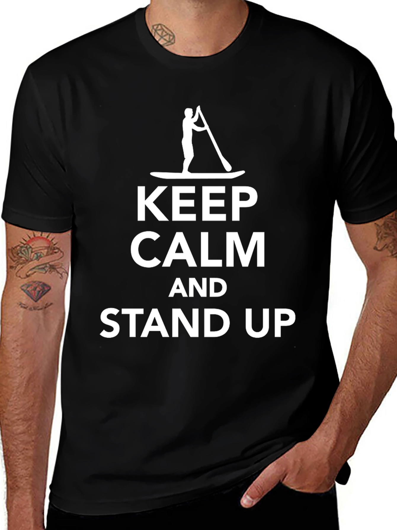 Keep Calm Stand Up Paddle Boarding T-Shirt