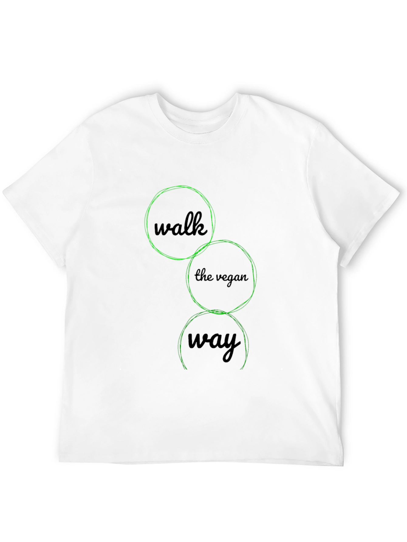 Vegan Way Black Graphic Tee