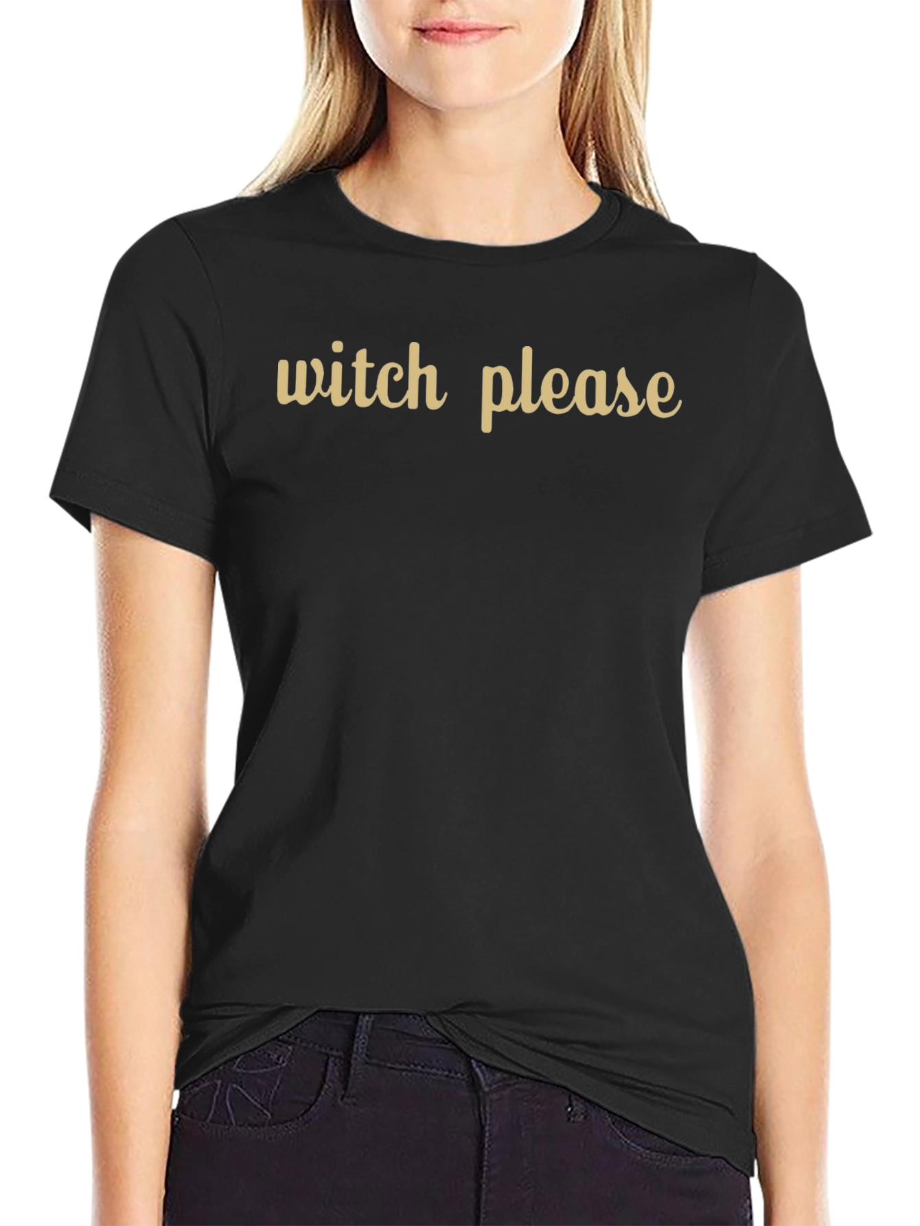 Witch Please Graphic Tee - Black Unisex T-Shirt