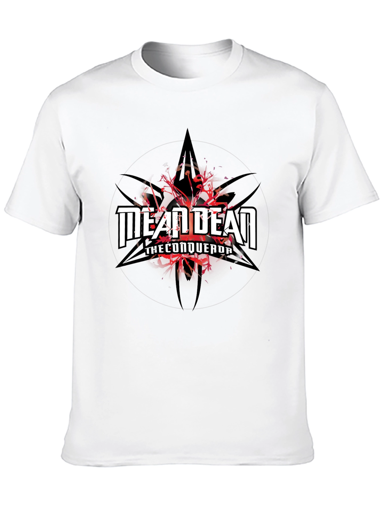 Mean Dean The Conqueror Black Graphic T-Shirt