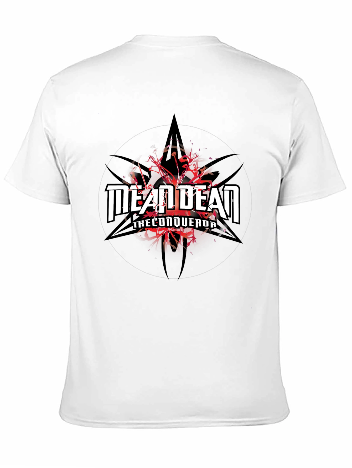 Mean Dean The Conqueror Black Graphic T-Shirt