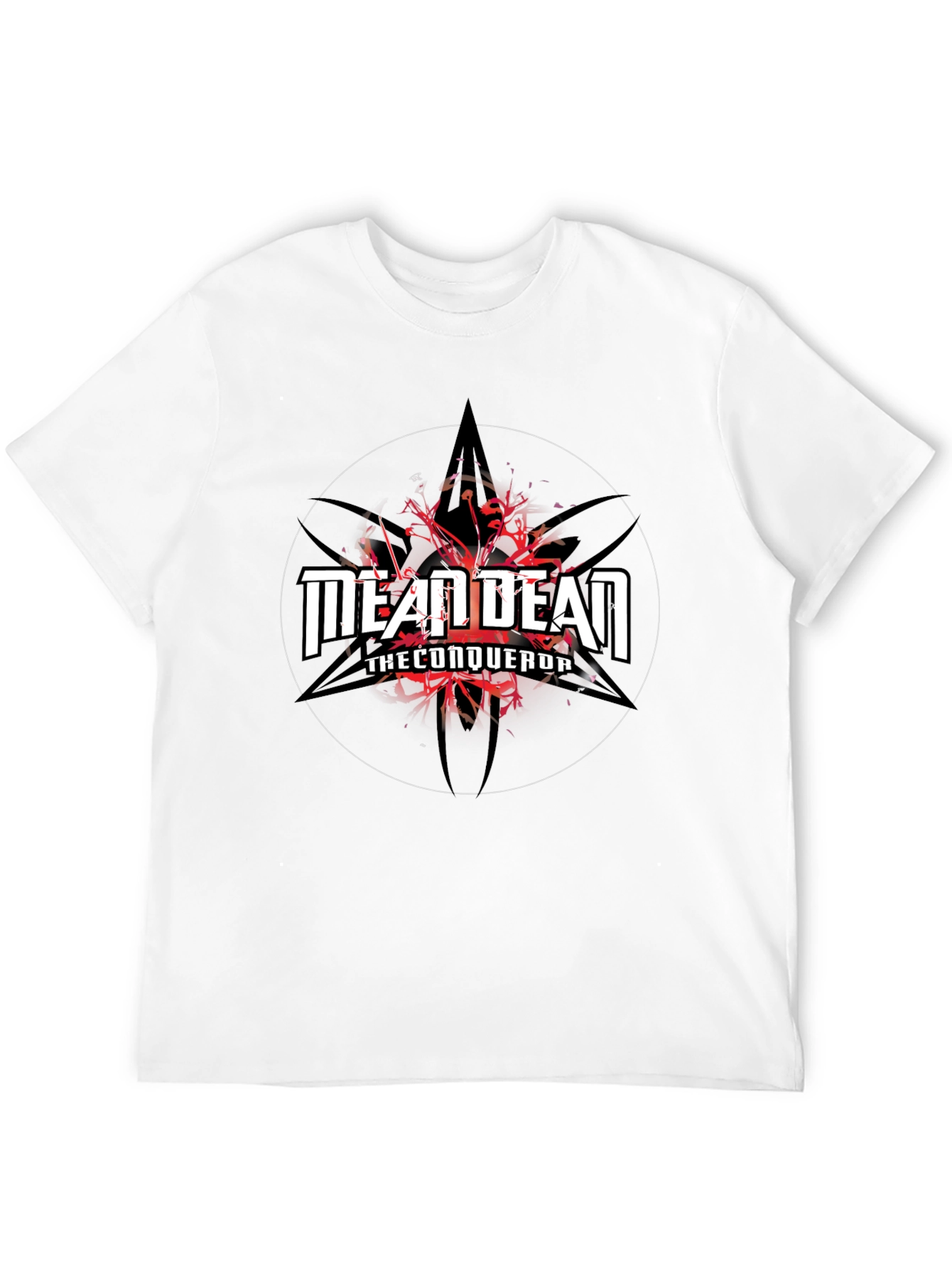 Mean Dean The Conqueror Black Graphic T-Shirt