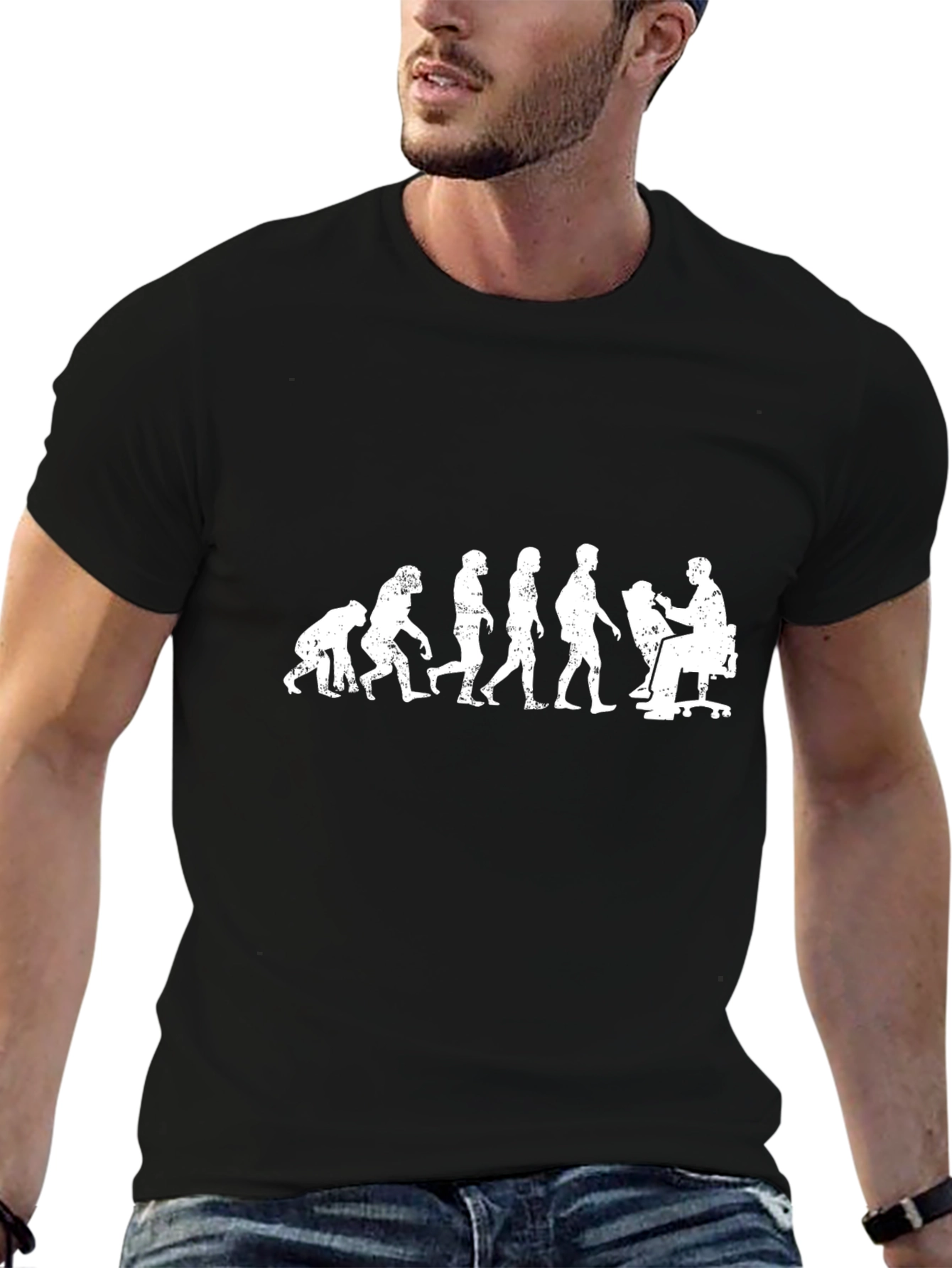 Evolution of a Gamer T-Shirt - Black