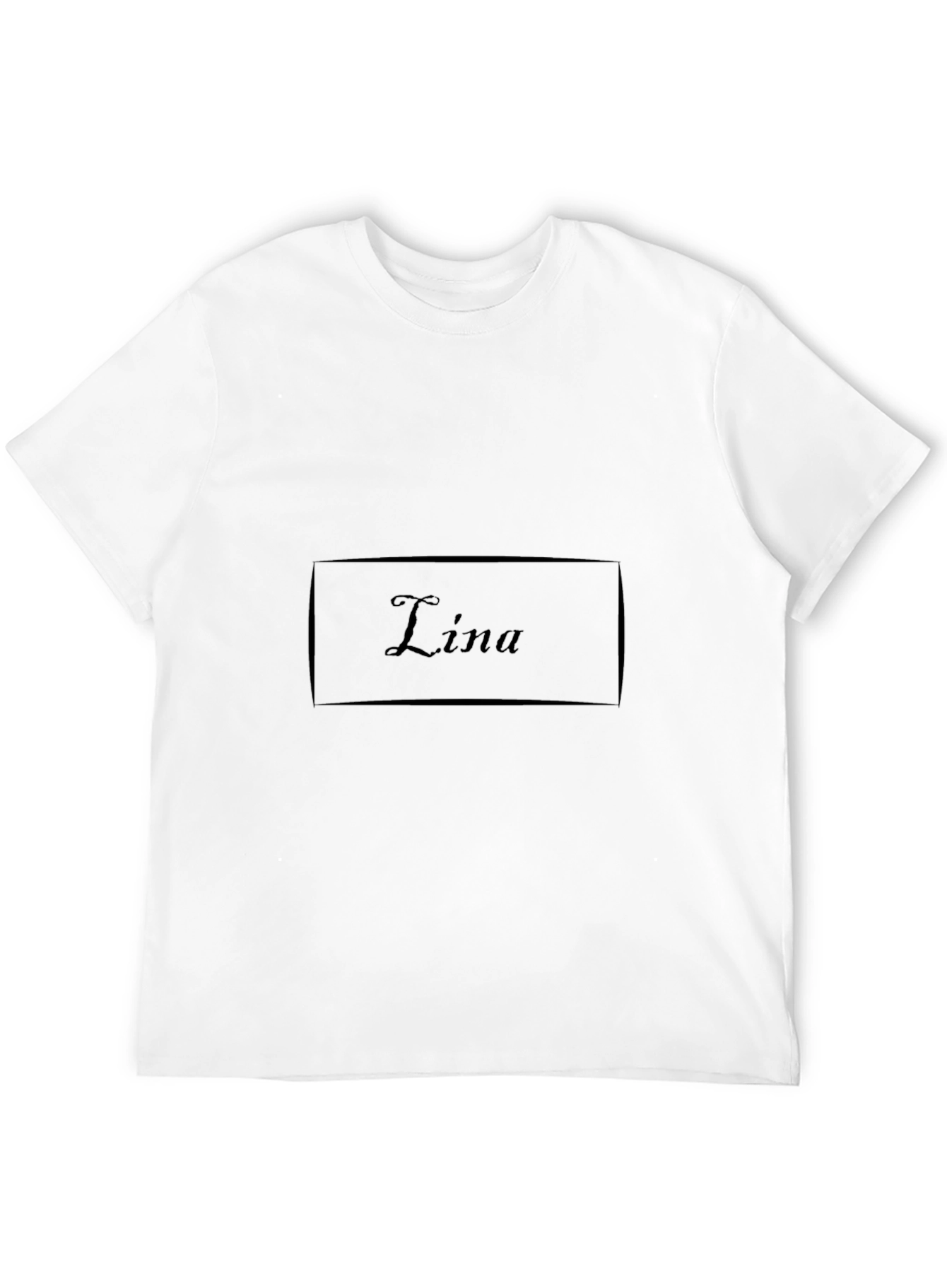 Black Lina Graphic Tee - Stylish Casual Wear