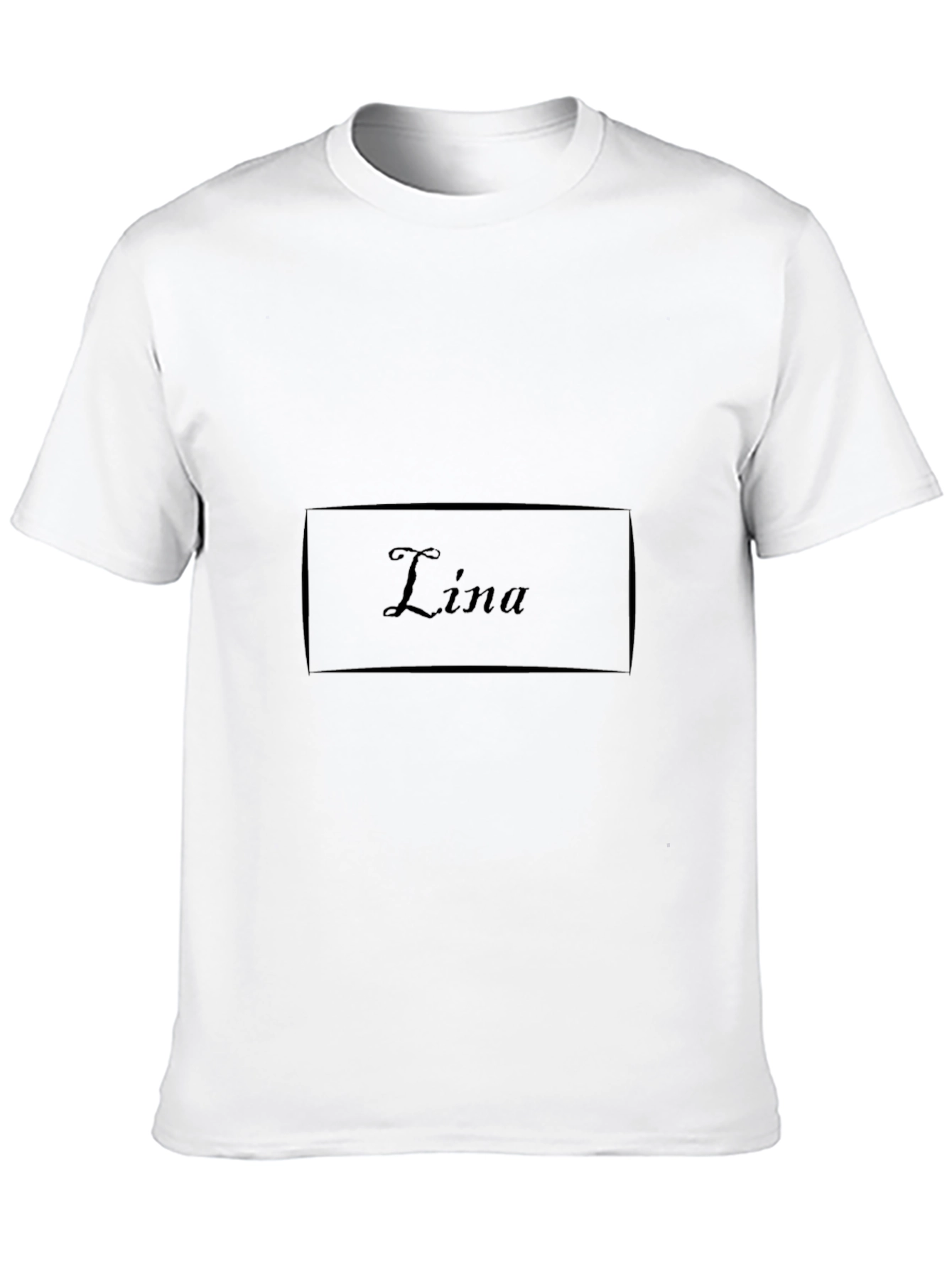 Black Lina Graphic Tee - Stylish Casual Wear