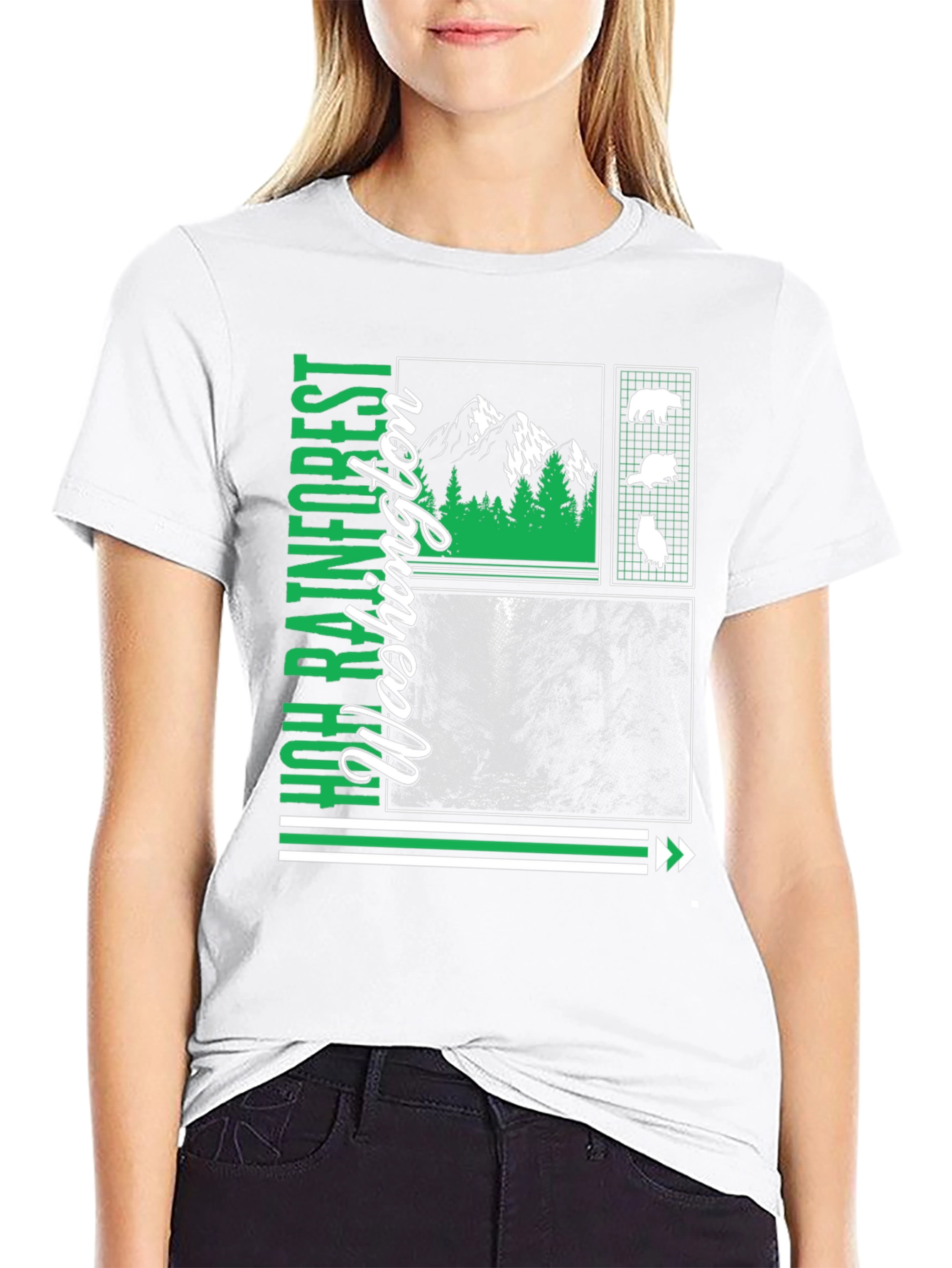 WA Hoh Rainforest T-Shirt - Nature Lover Tee