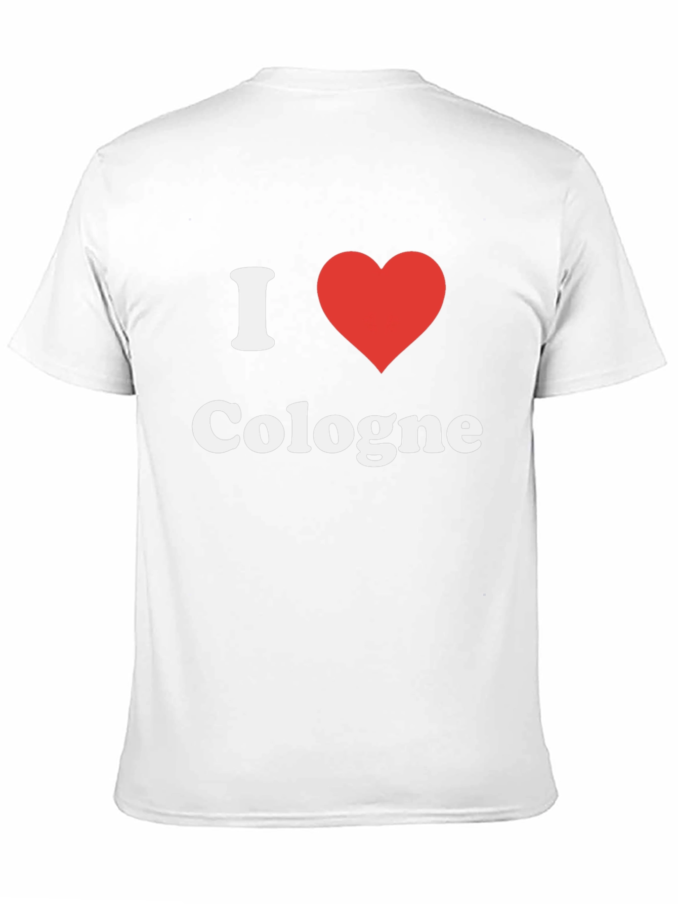 I Heart Cologne T-Shirt - Black Graphic Tee