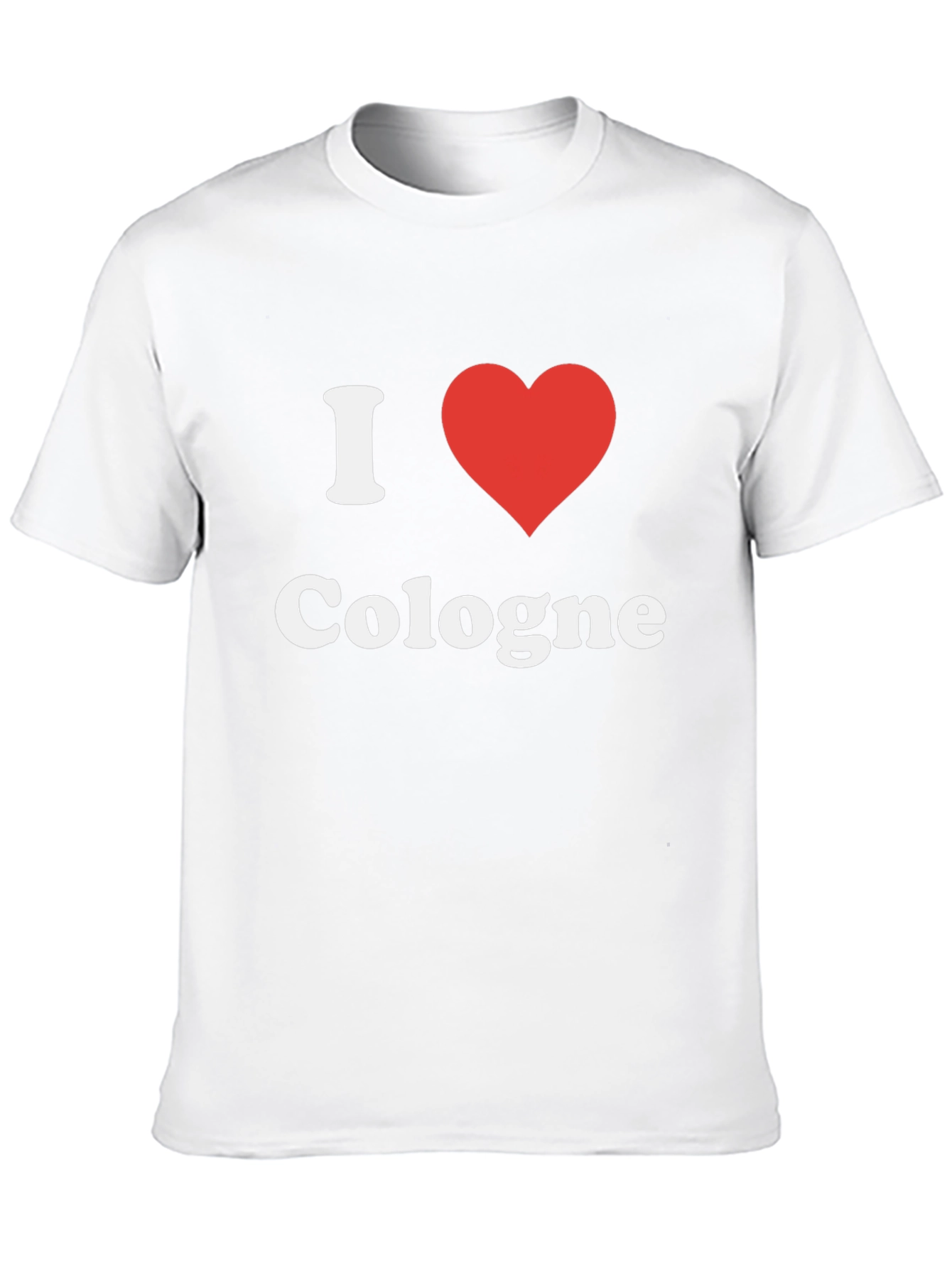I Heart Cologne T-Shirt - Black Graphic Tee
