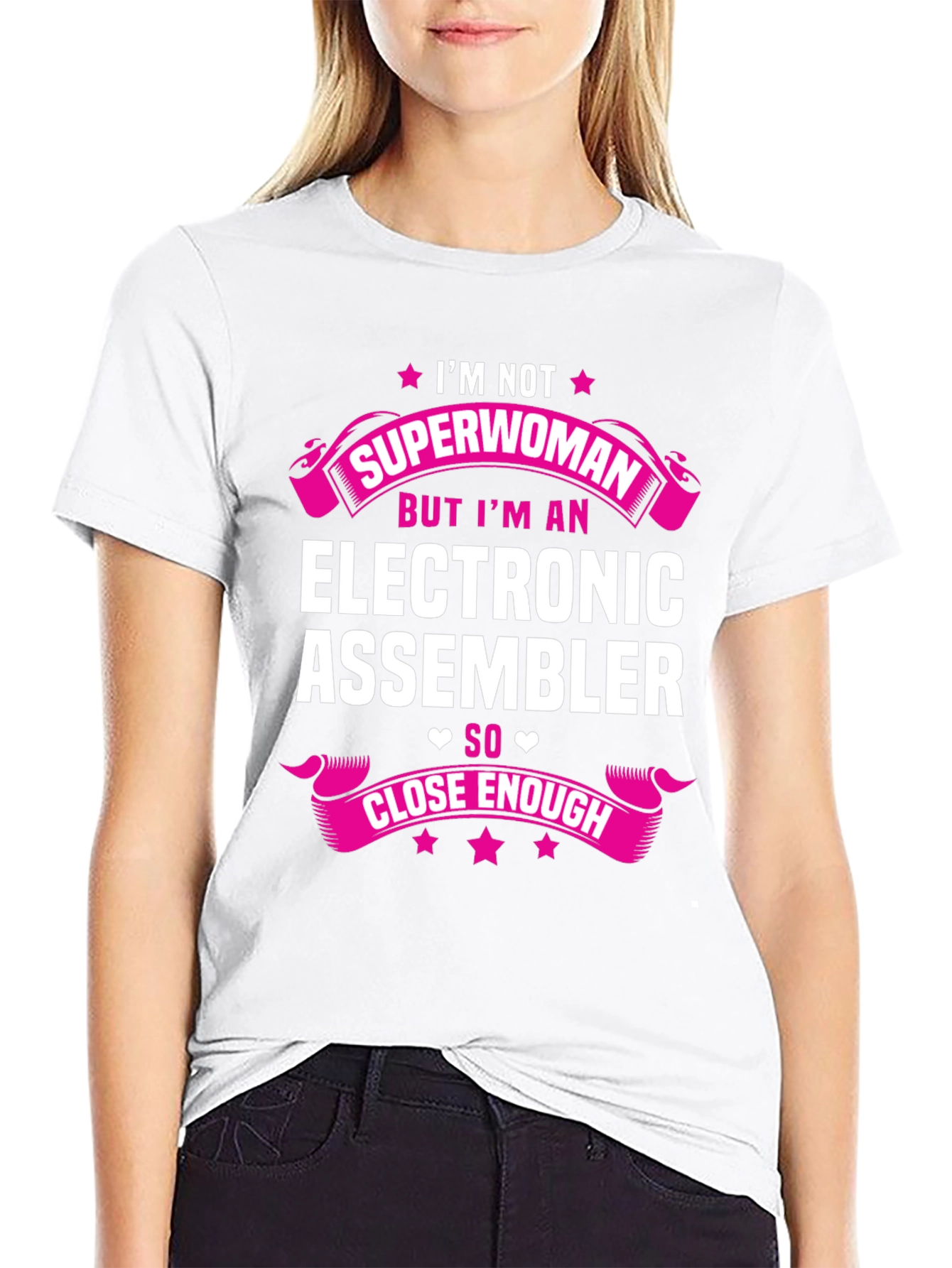 Electronic Assembler Funny T-Shirt - Im Not Superwoman