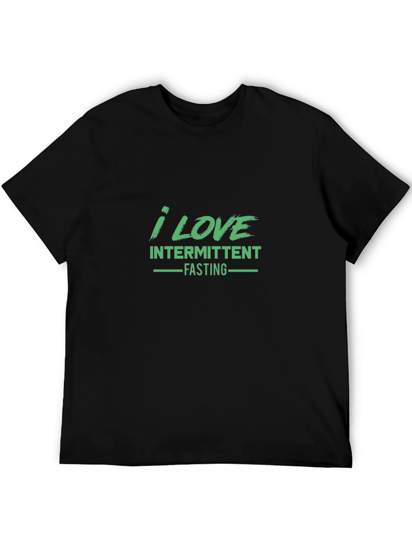 I Love Intermittent Fasting Black T-Shirt