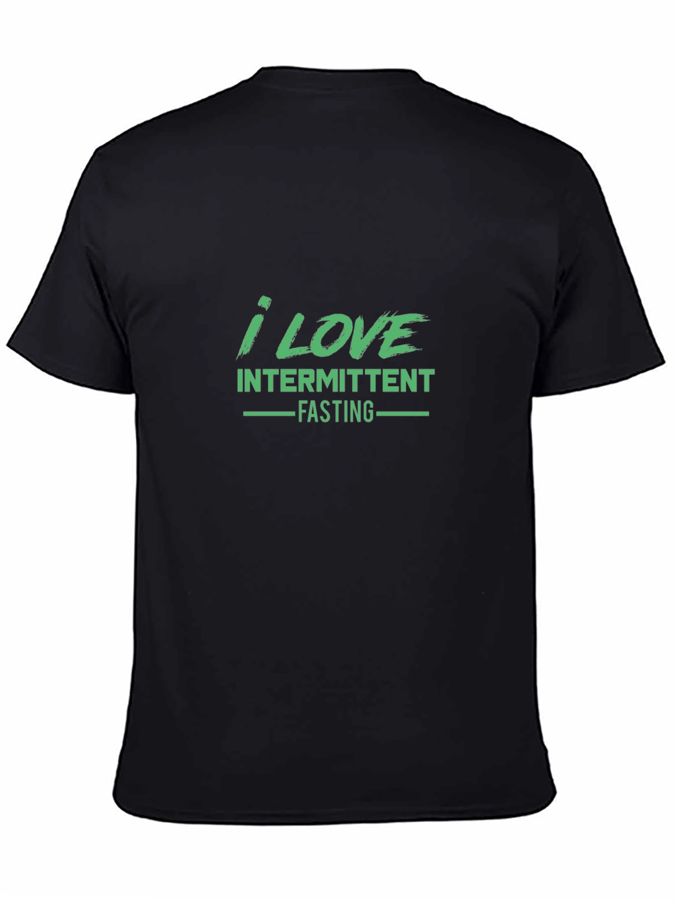 I Love Intermittent Fasting Black T-Shirt