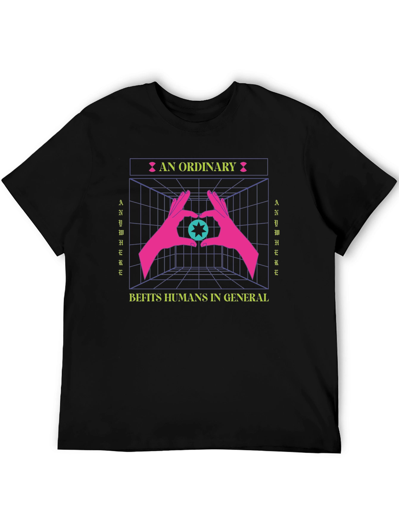 Ordinary Humans Graphic Tee - Black