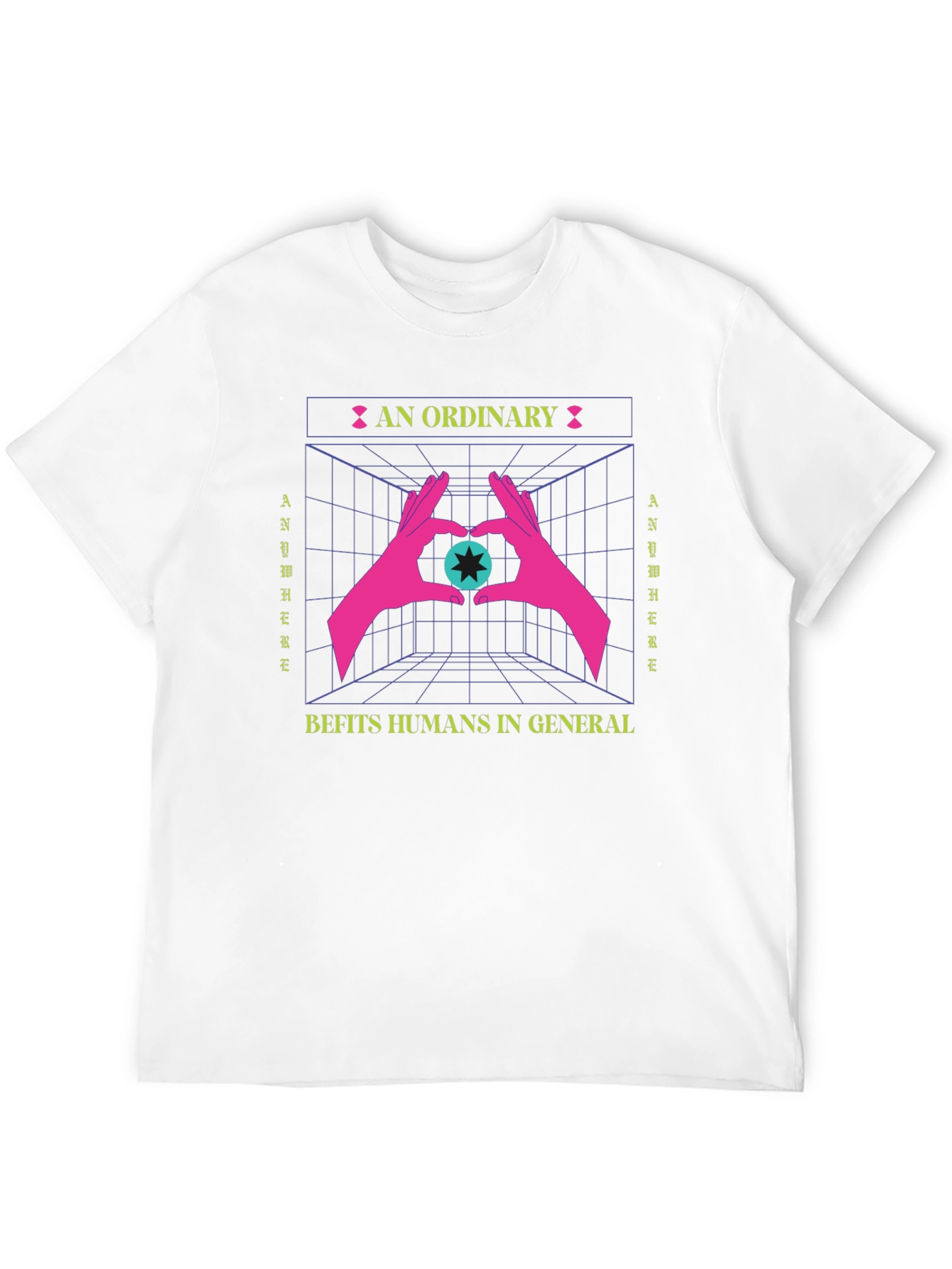 Ordinary Humans Graphic Tee - Black