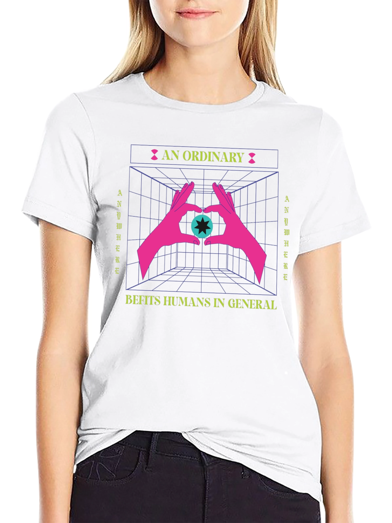 Ordinary Humans Graphic Tee - Black