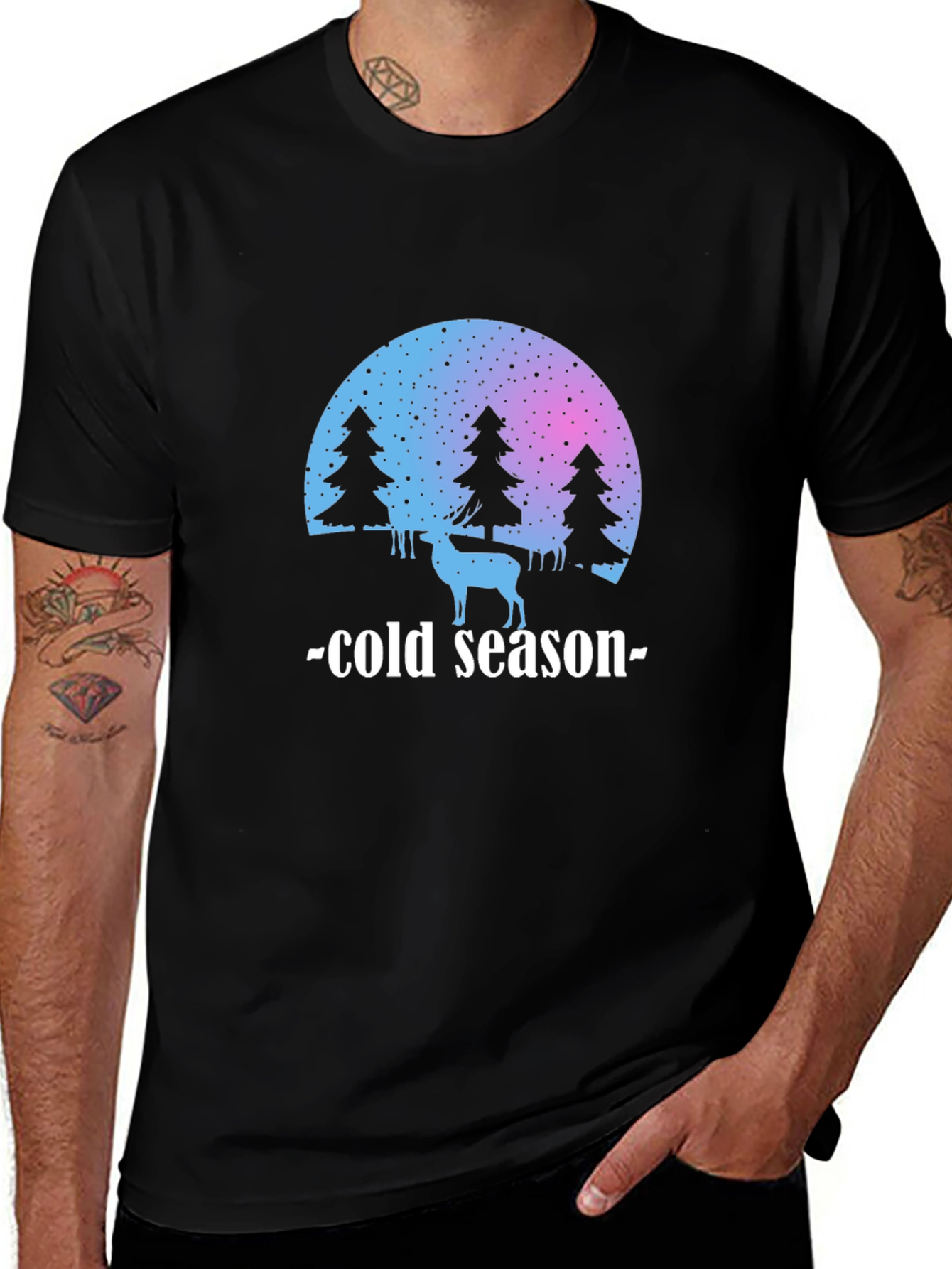 Cold Season Graphic Tee - Stylish Winter Shirt
