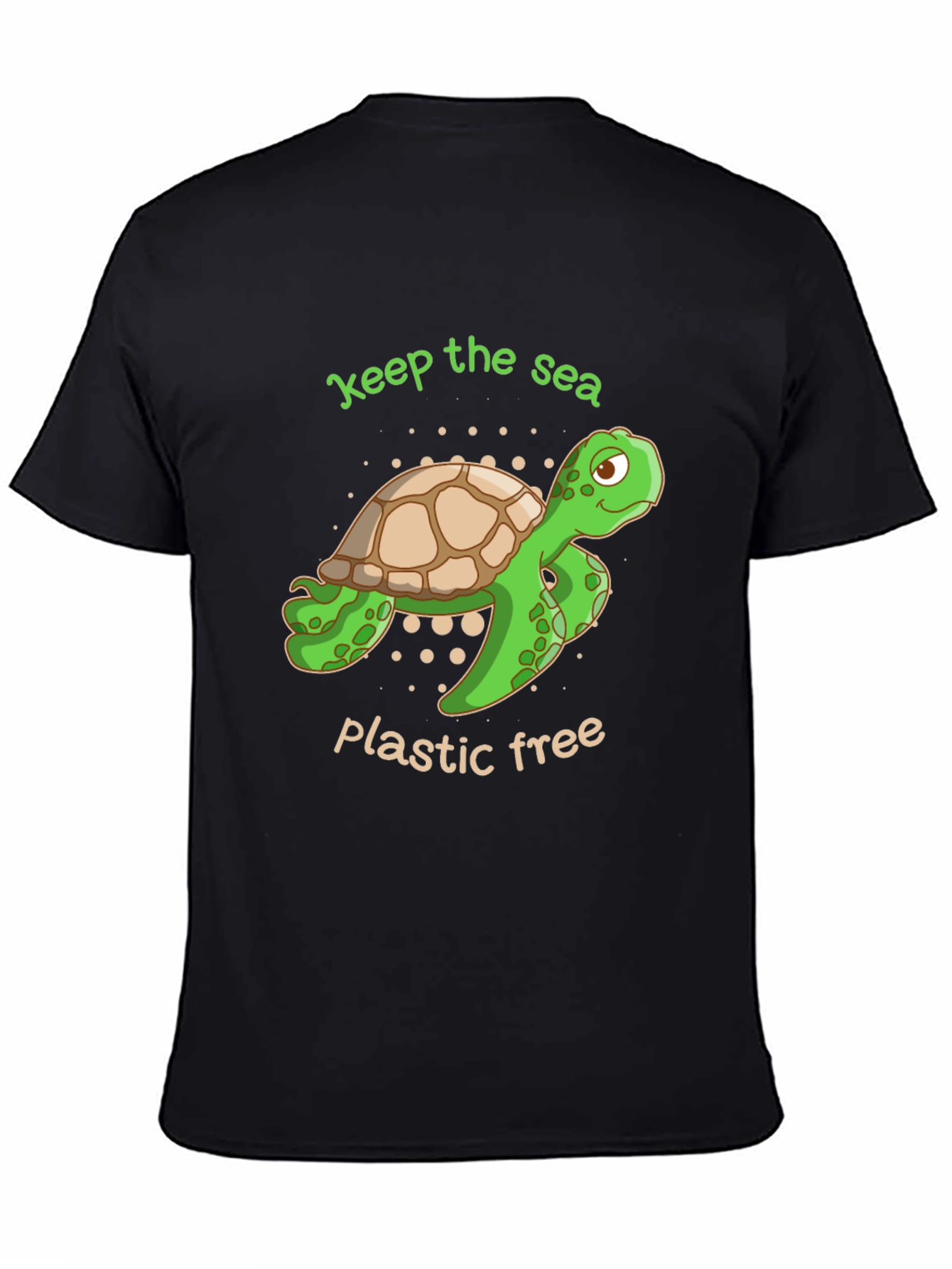 Eco-Friendly Turtle Graphic T-Shirt
