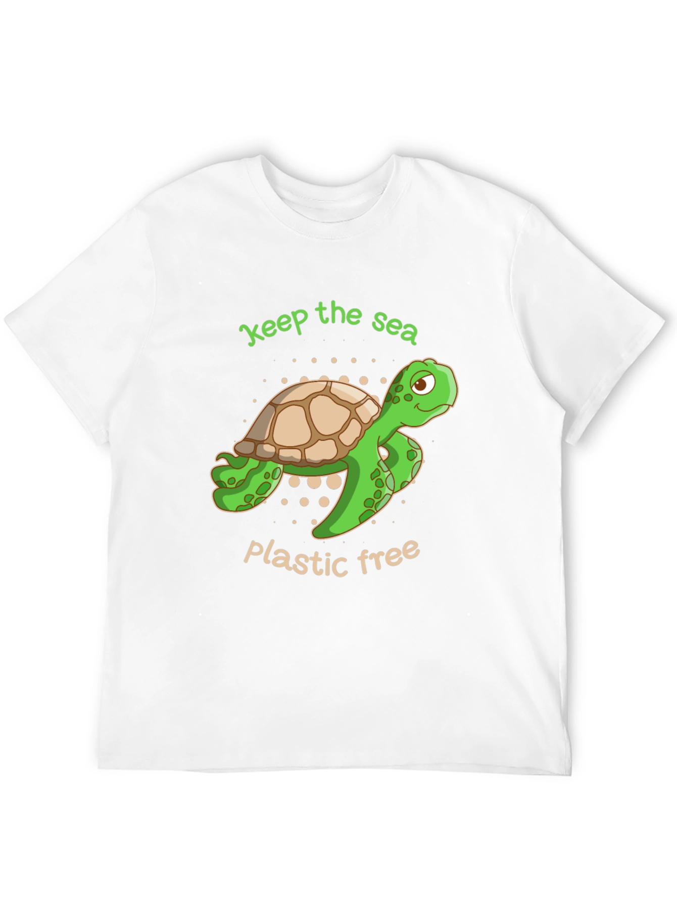 Eco-Friendly Turtle Graphic T-Shirt