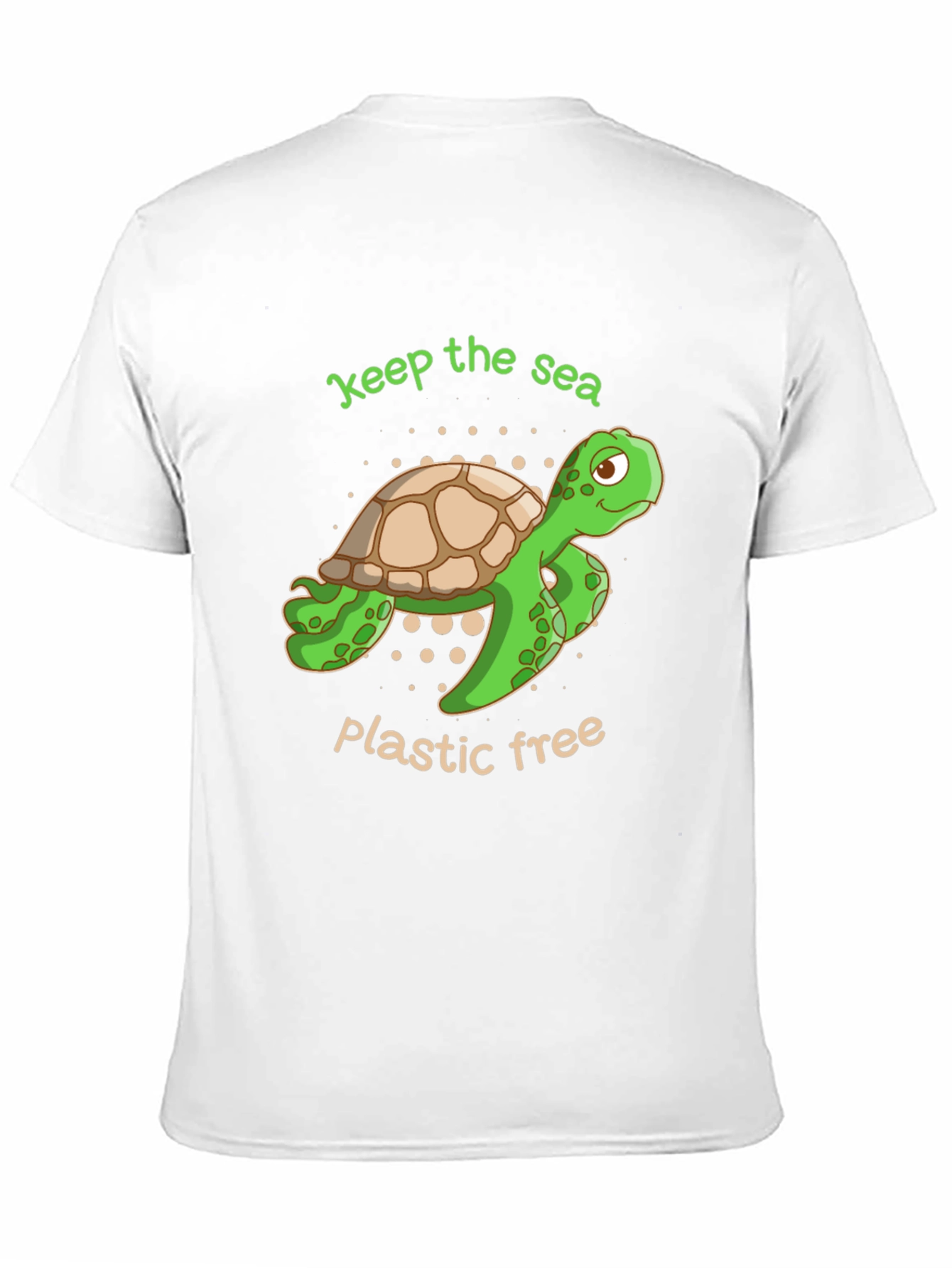 Eco-Friendly Turtle Graphic T-Shirt