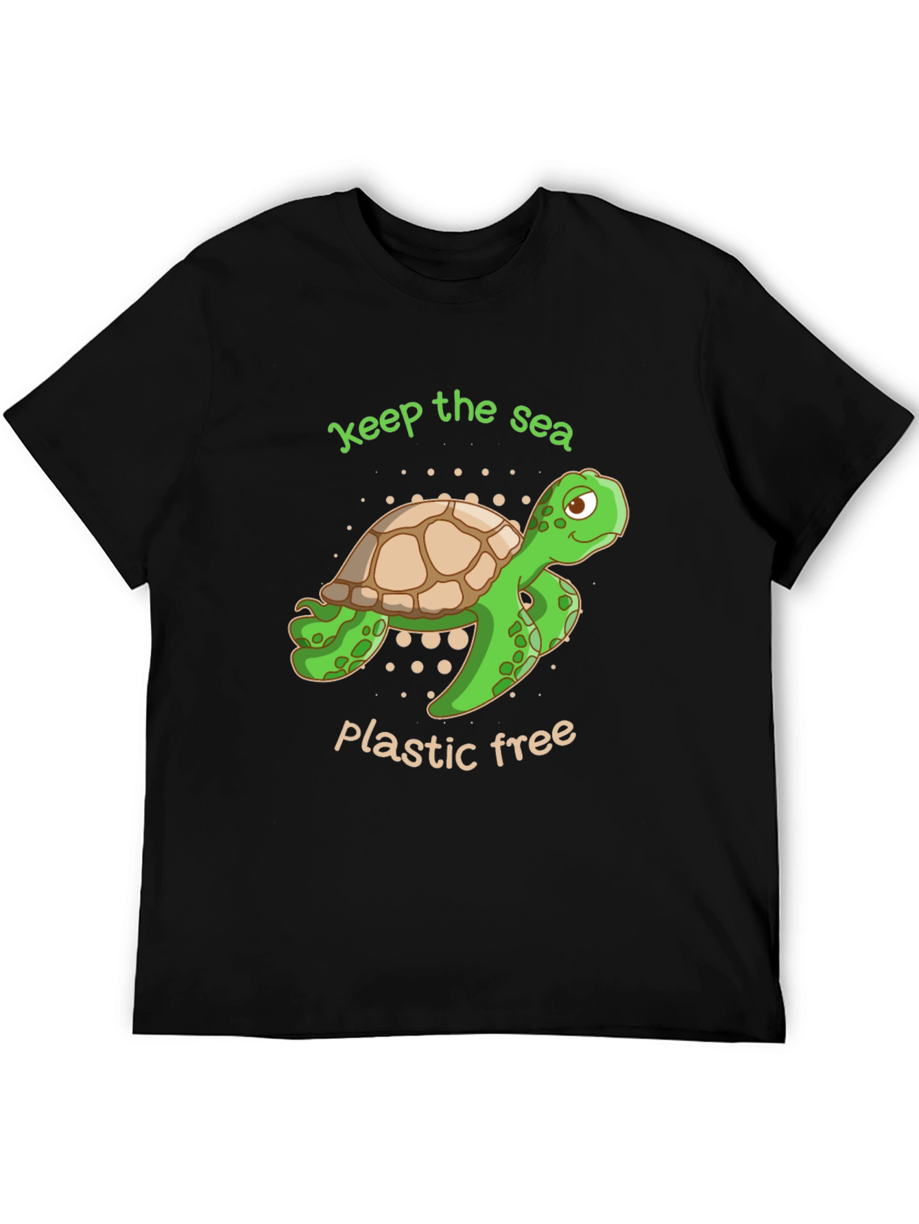 Eco-Friendly Turtle Graphic T-Shirt