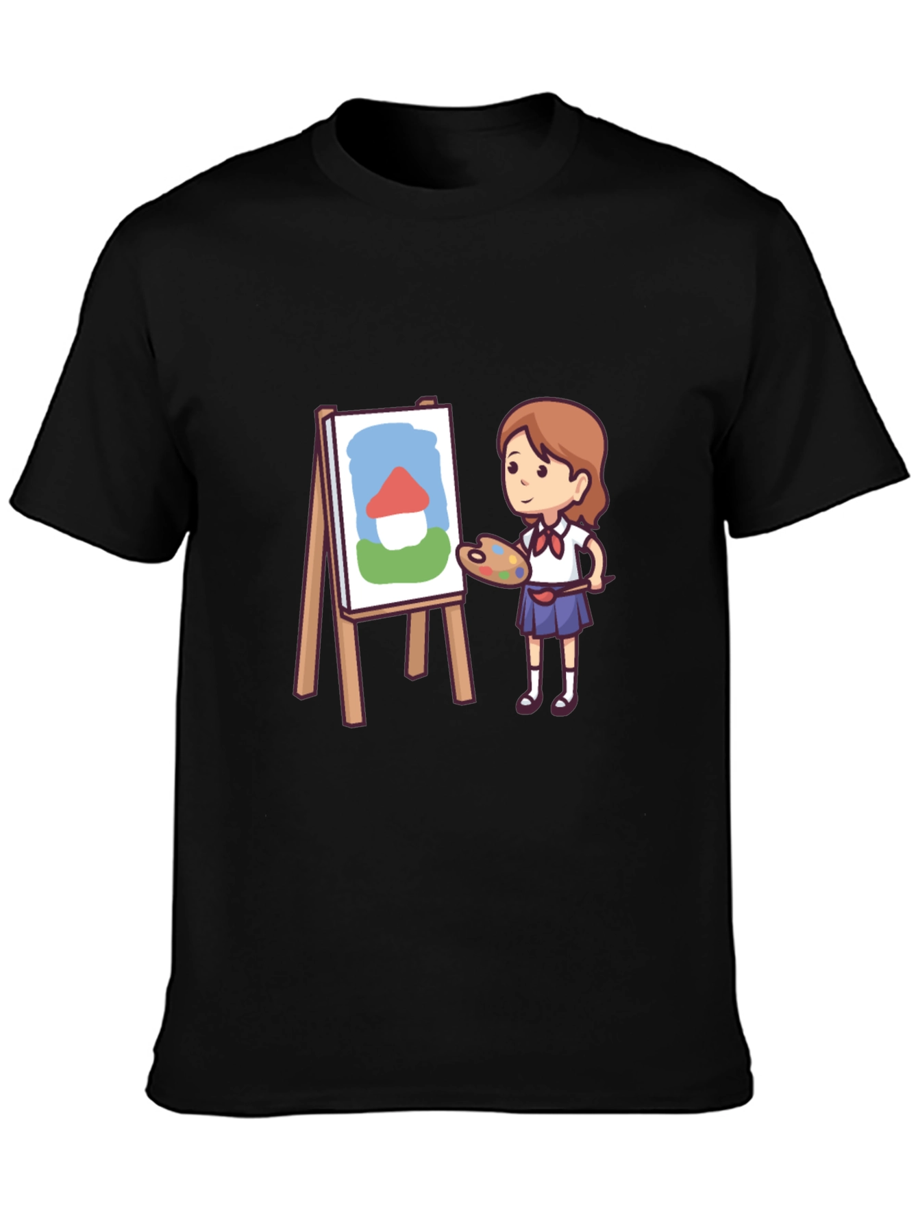 Artist Girl Graphic T-Shirt
