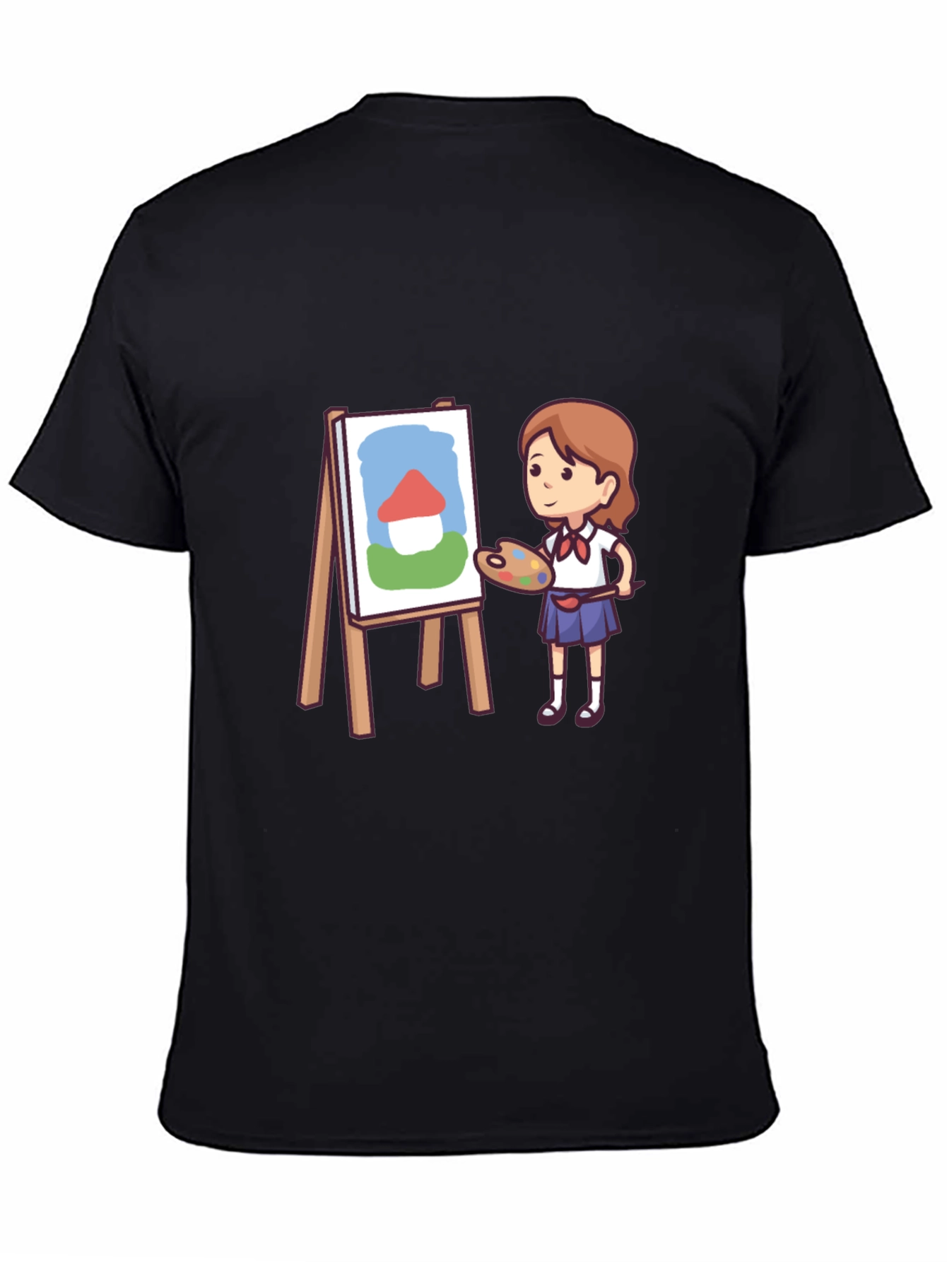 Artist Girl Graphic T-Shirt