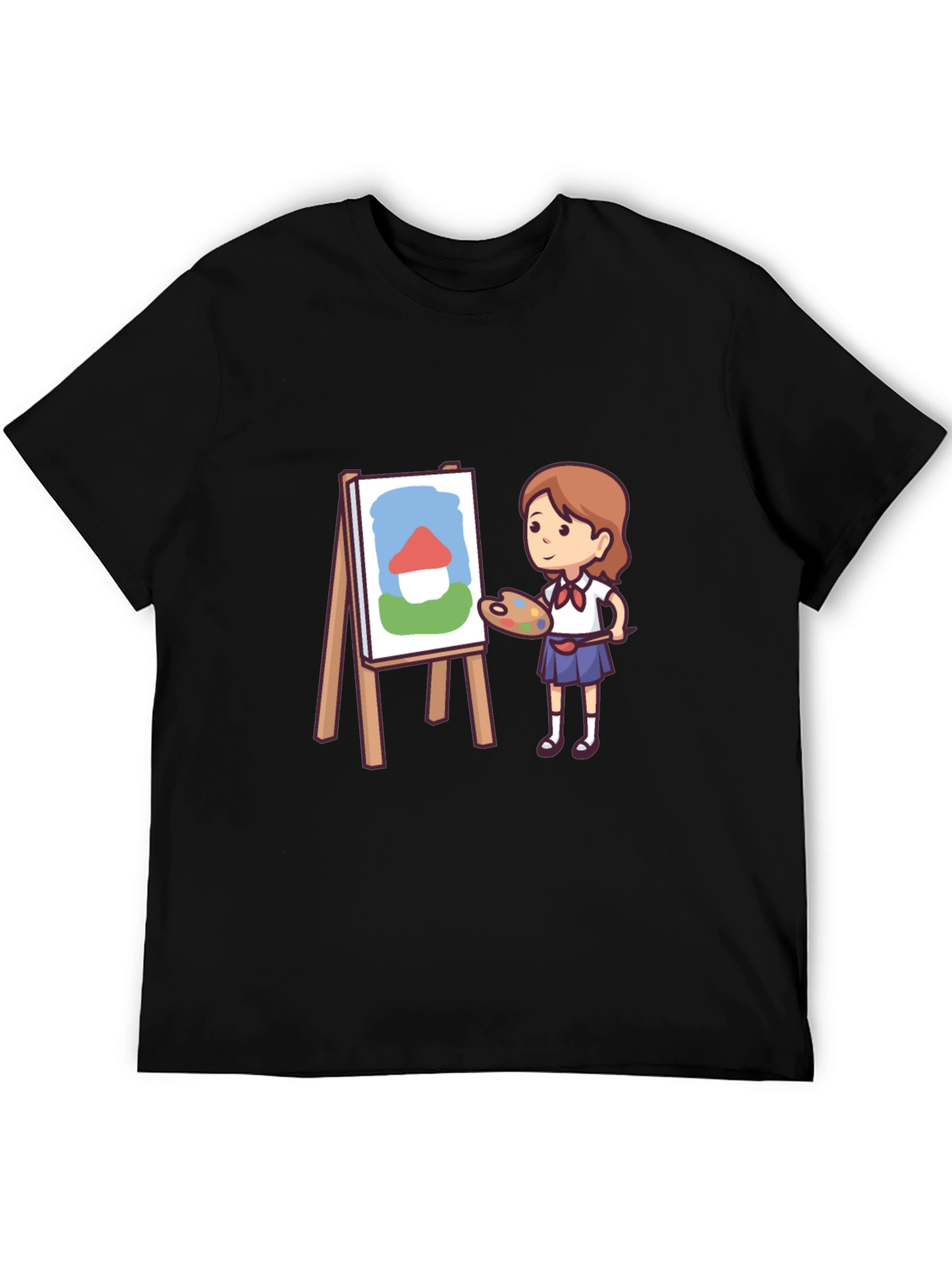 Artist Girl Graphic T-Shirt
