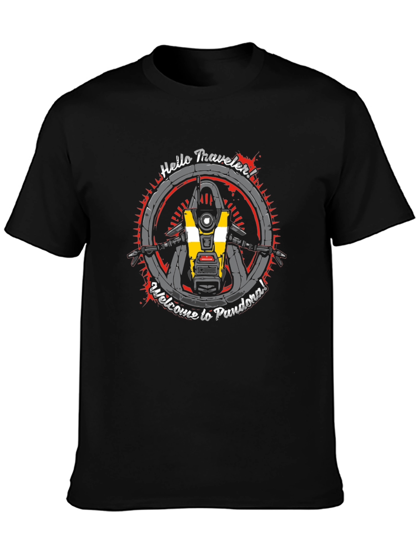 Borderlands CL4P-TP T-Shirt - Hello Traveler!