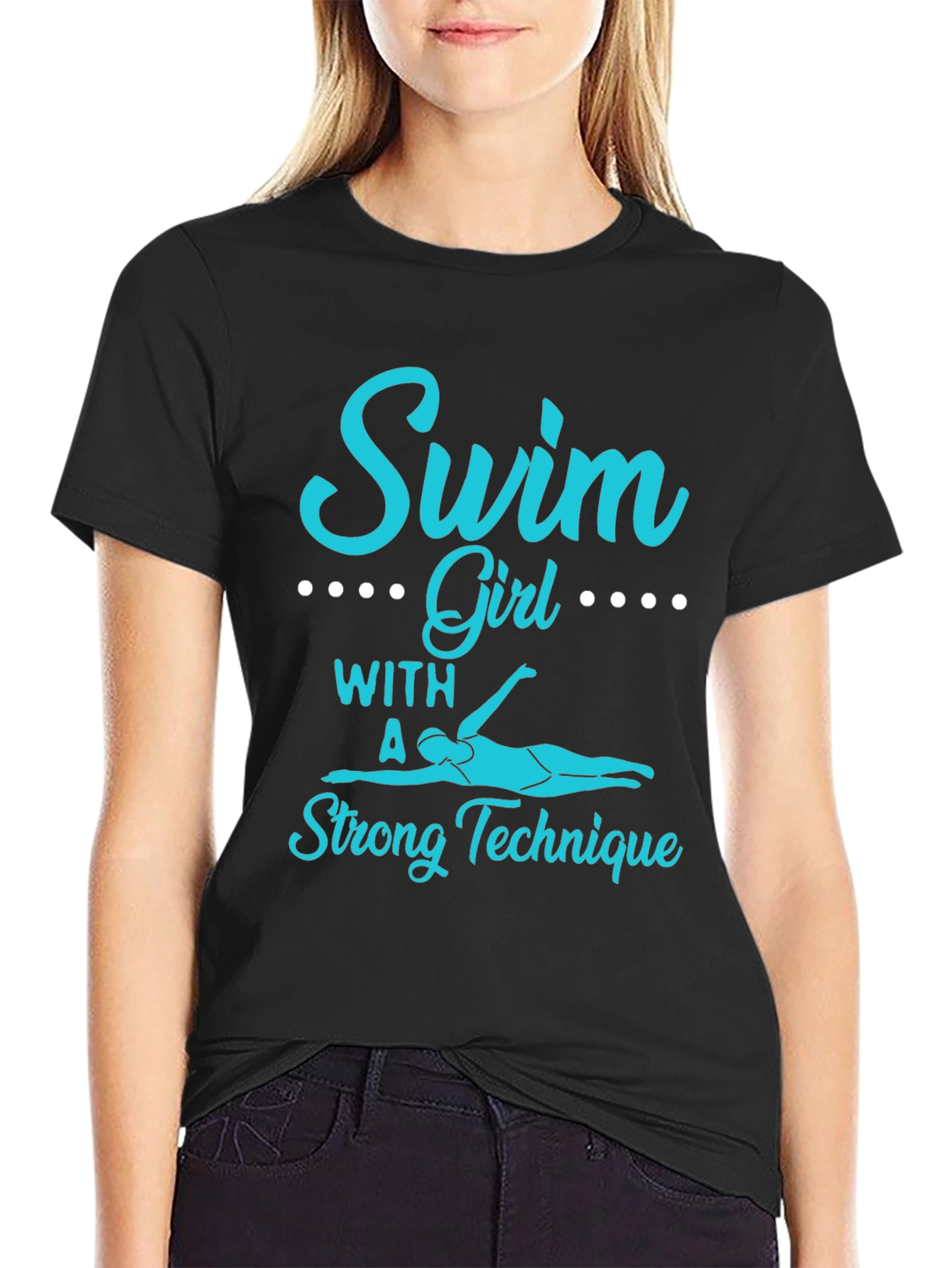 Swim Girl Strong Technique T-Shirt