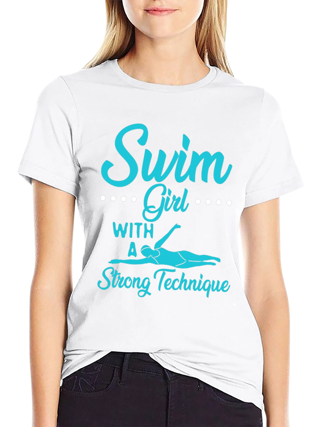 Swim Girl Strong Technique T-Shirt
