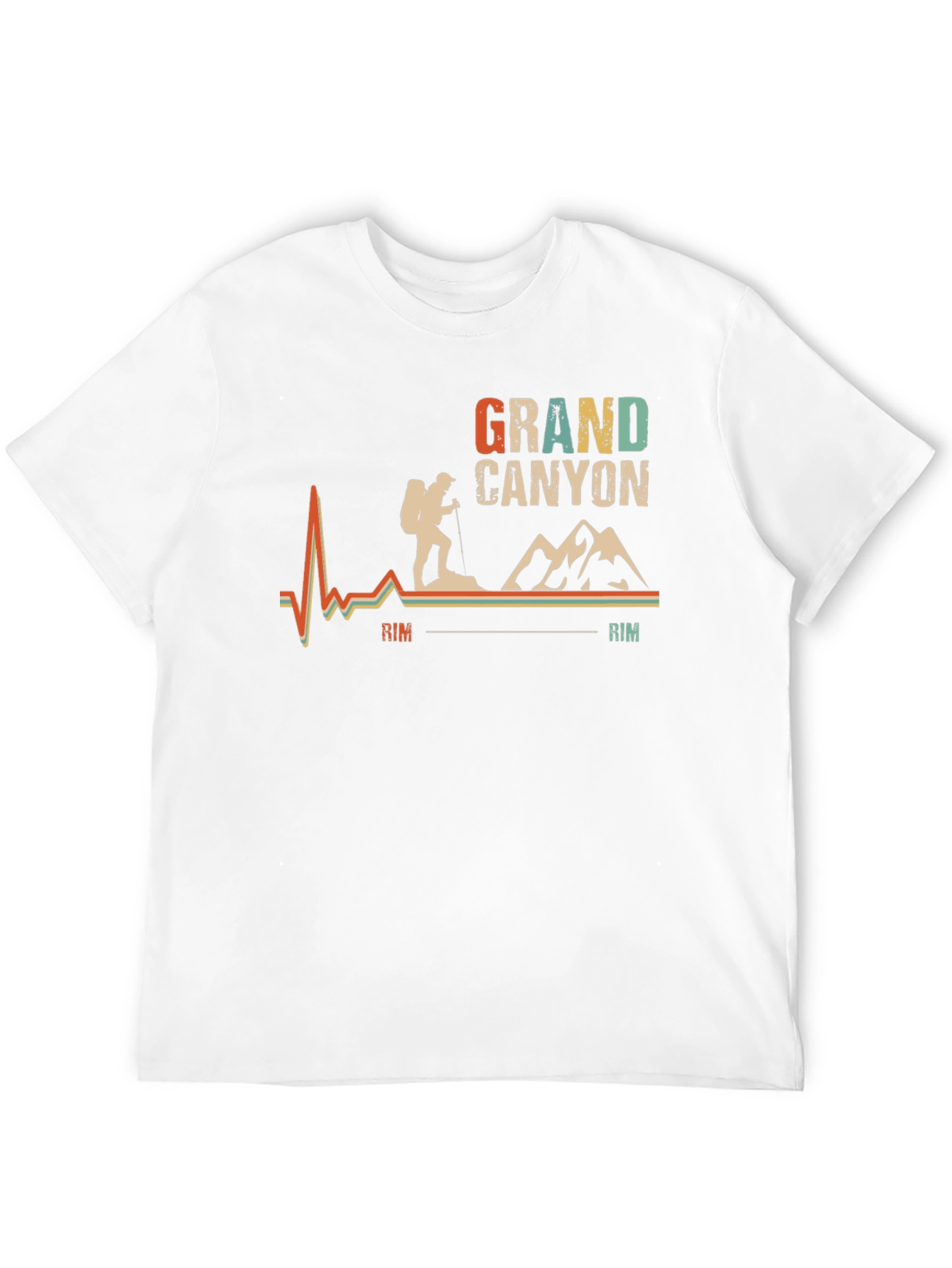 Grand Canyon Hiker Graphic Tee - Black