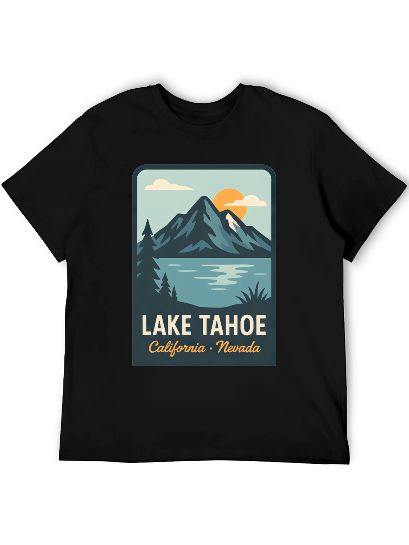 Lake Tahoe Graphic Tee - California Nevada Souvenir