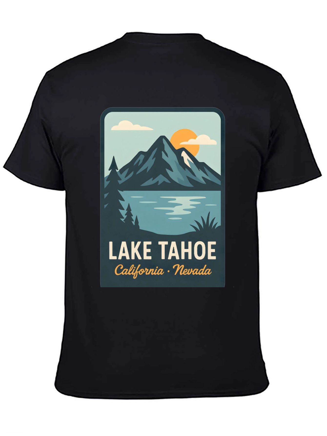 Lake Tahoe Graphic Tee - California Nevada Souvenir