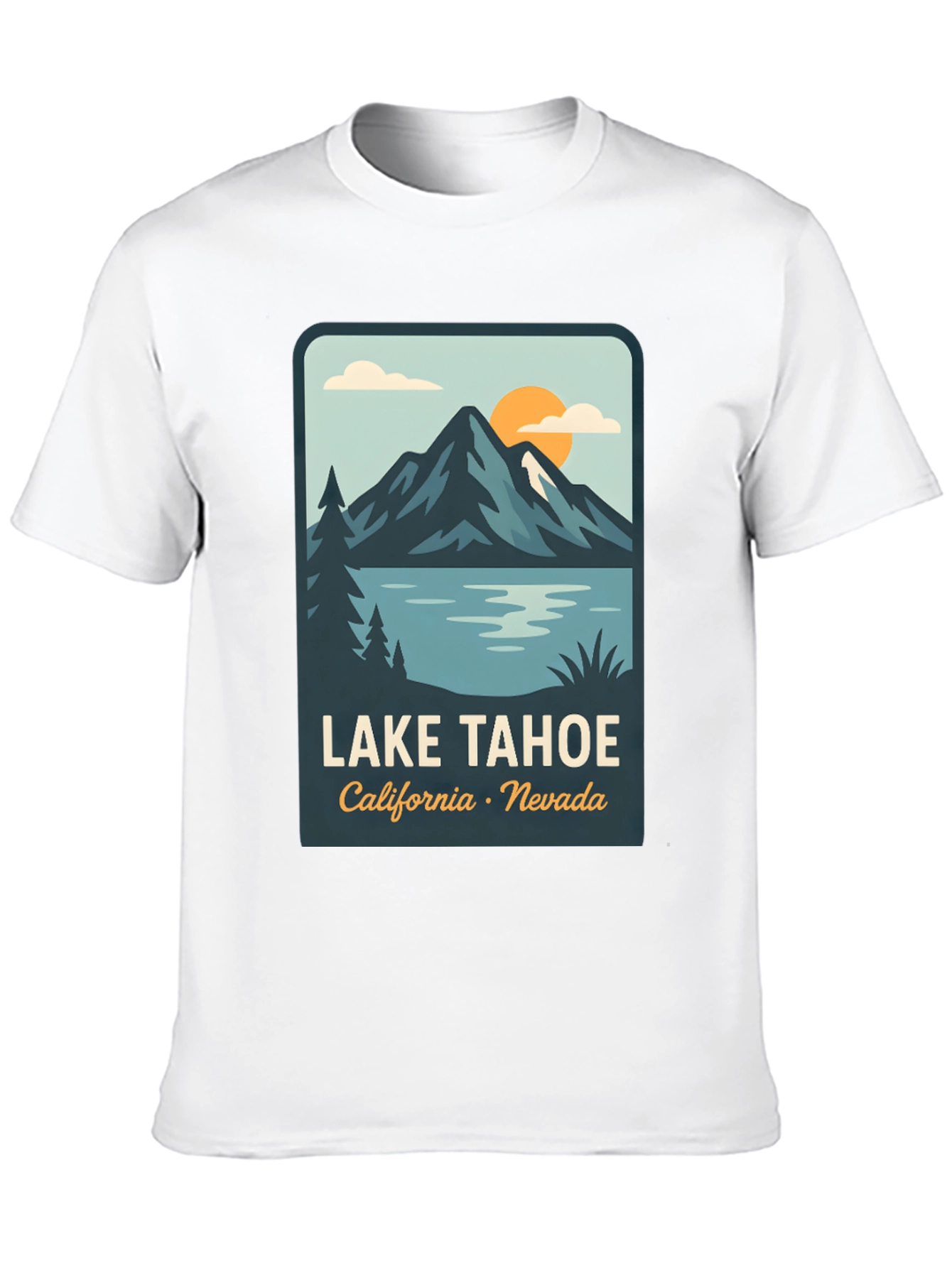 Lake Tahoe Graphic Tee - California Nevada Souvenir