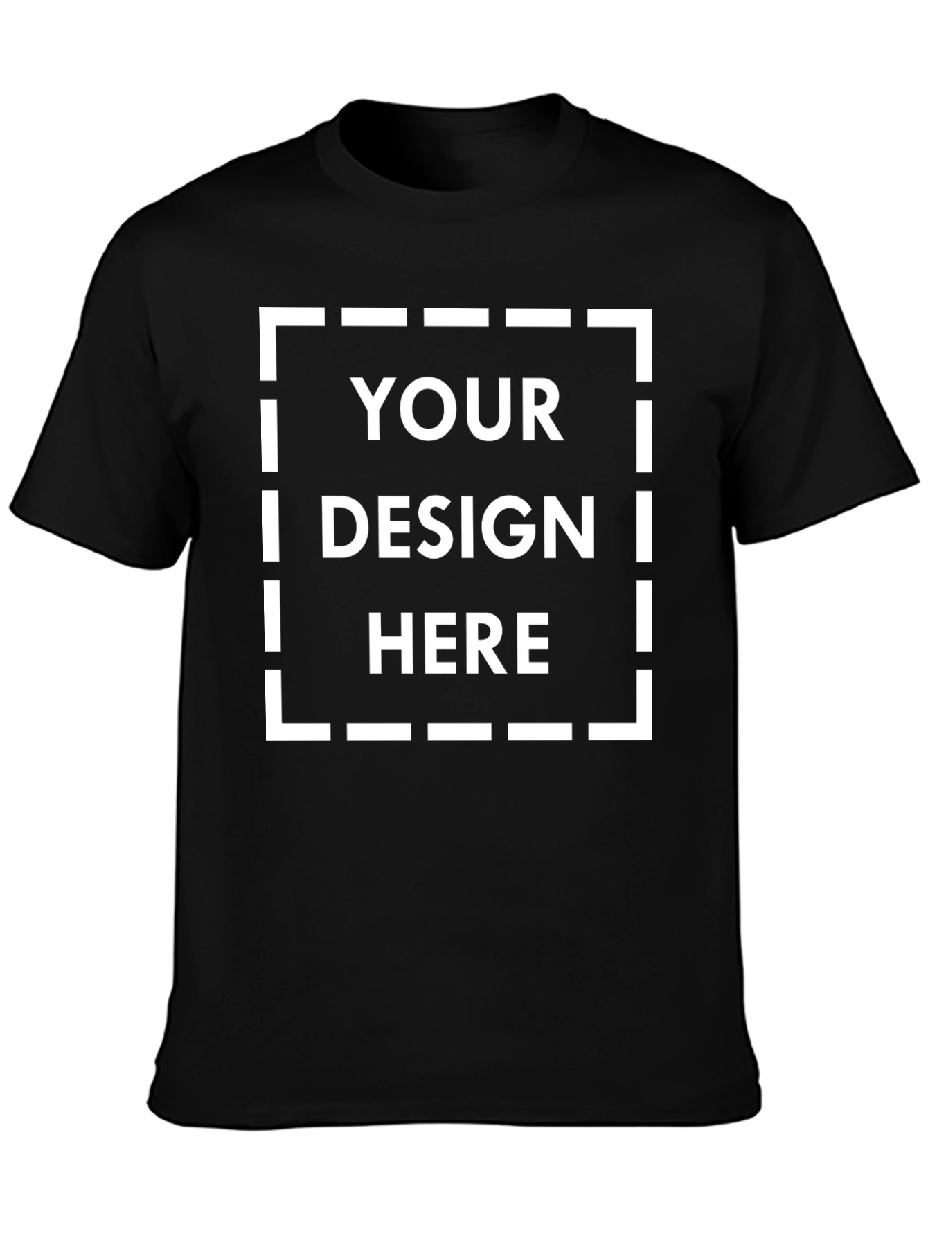 Customizable Black Unisex T-Shirt