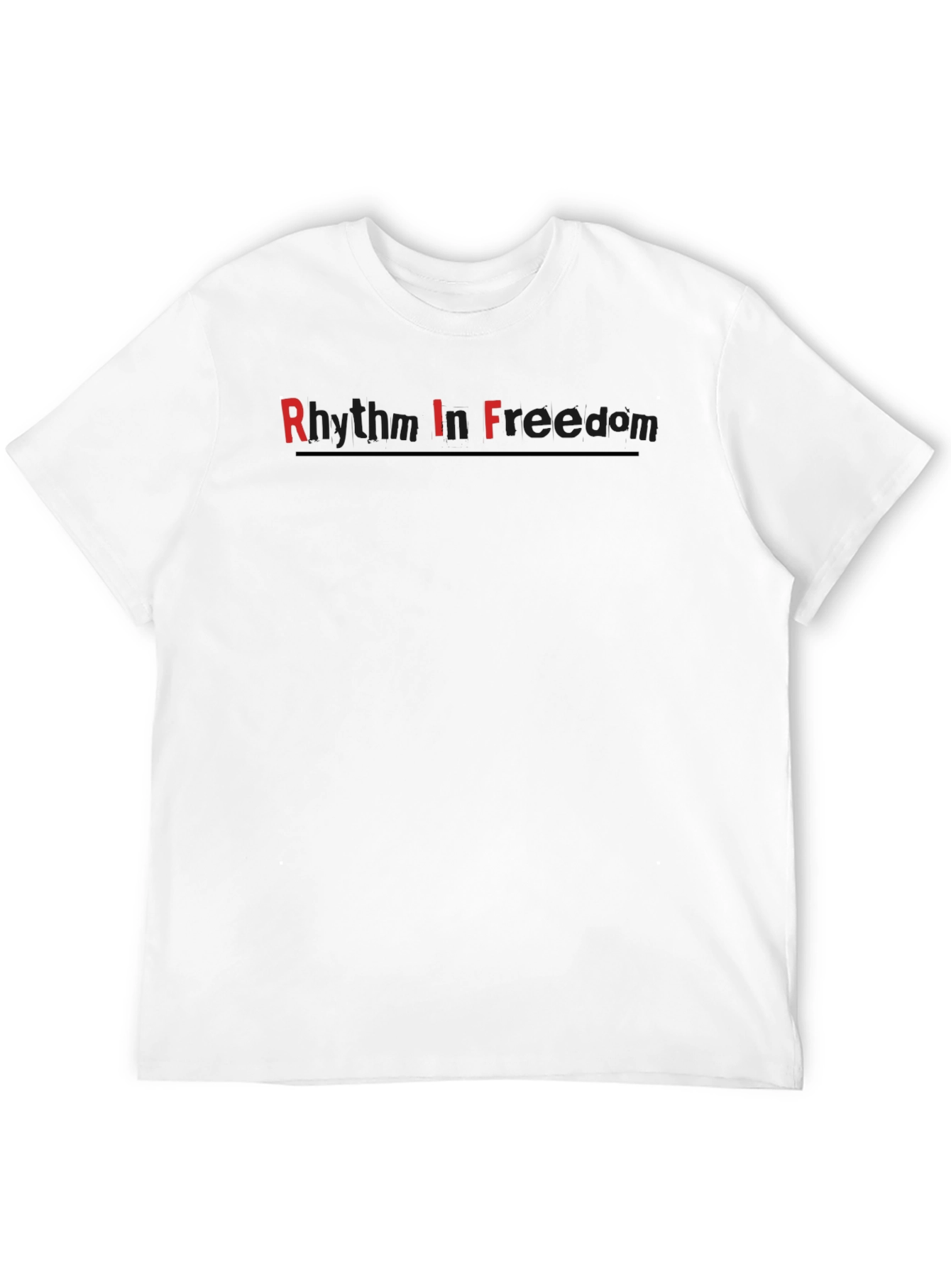 Rhythm in Freedom Black T-Shirt