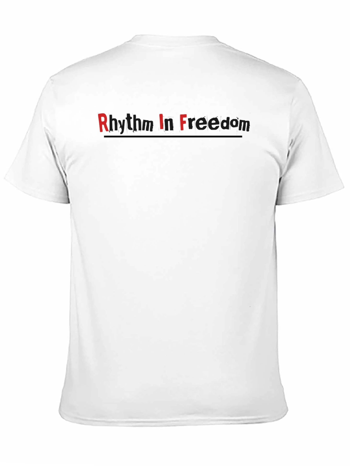 Rhythm in Freedom Black T-Shirt