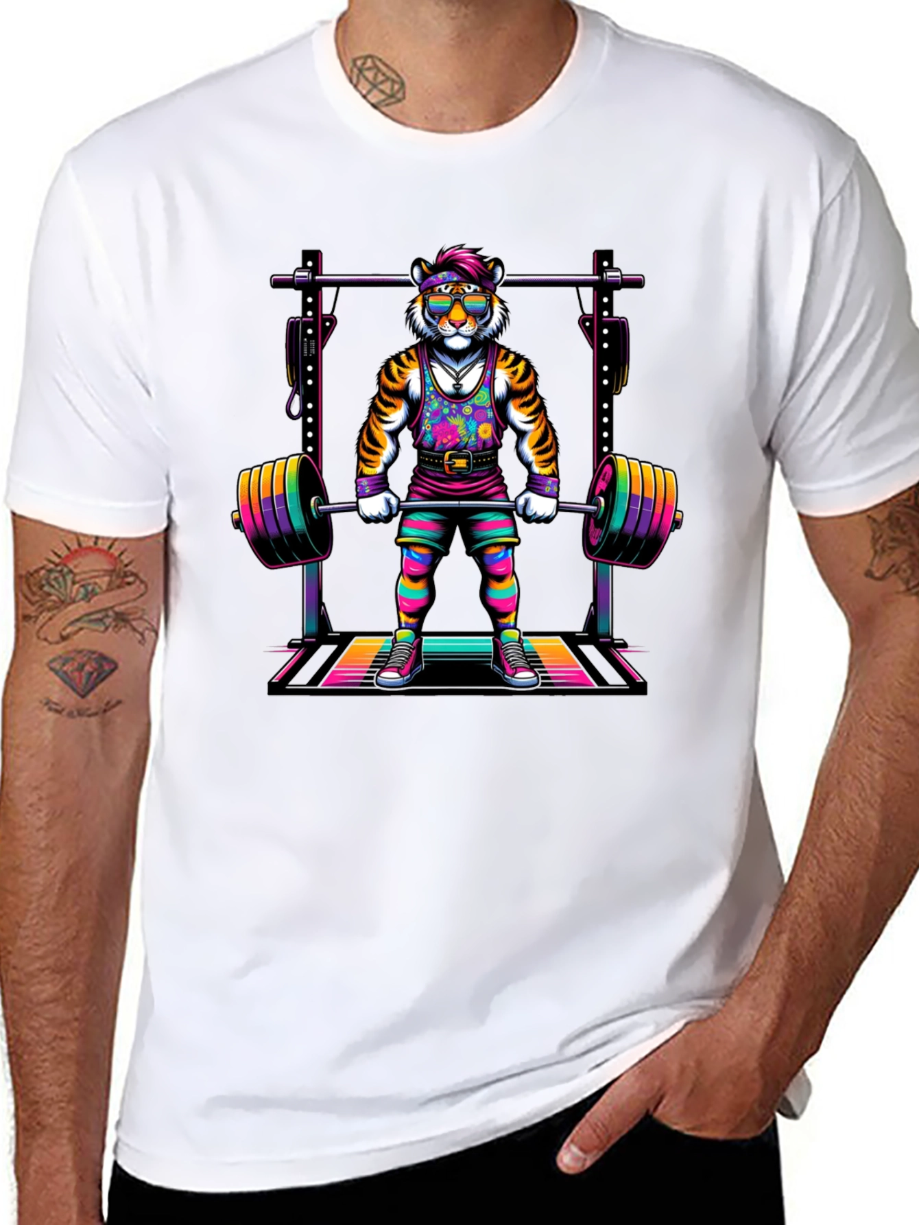 Tiger Gym T-Shirt - Black