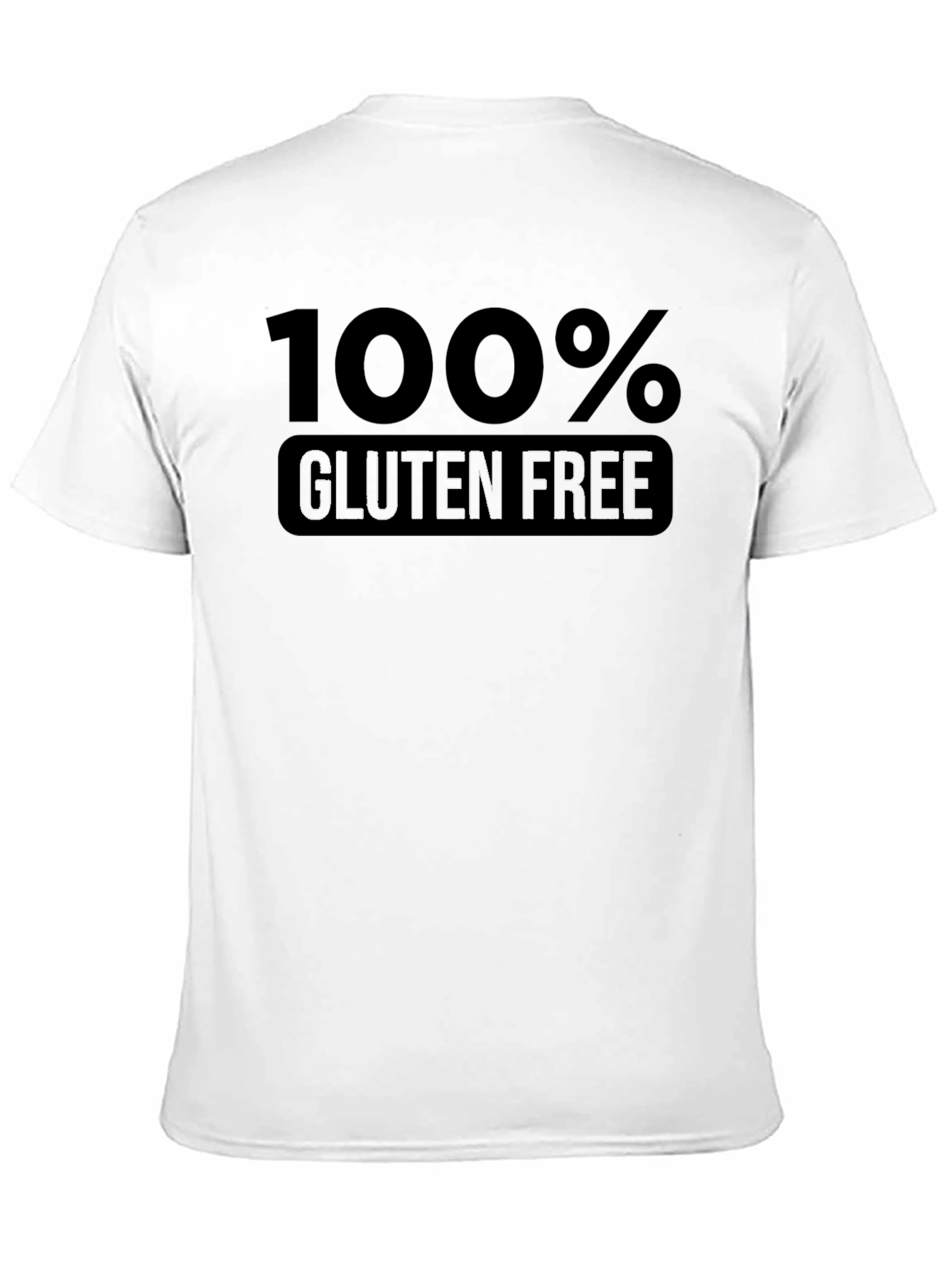 100% Gluten Free Graphic T-Shirt - Black