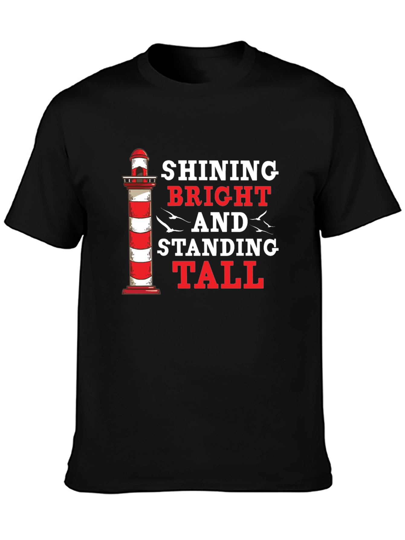 Shining Bright Lighthouse Graphic T-Shirt