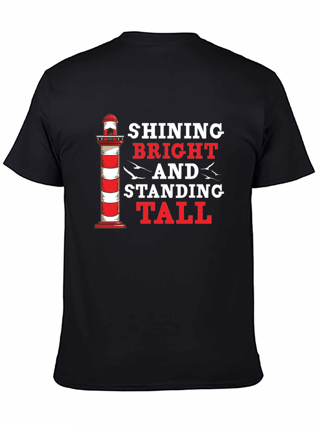 Shining Bright Lighthouse Graphic T-Shirt