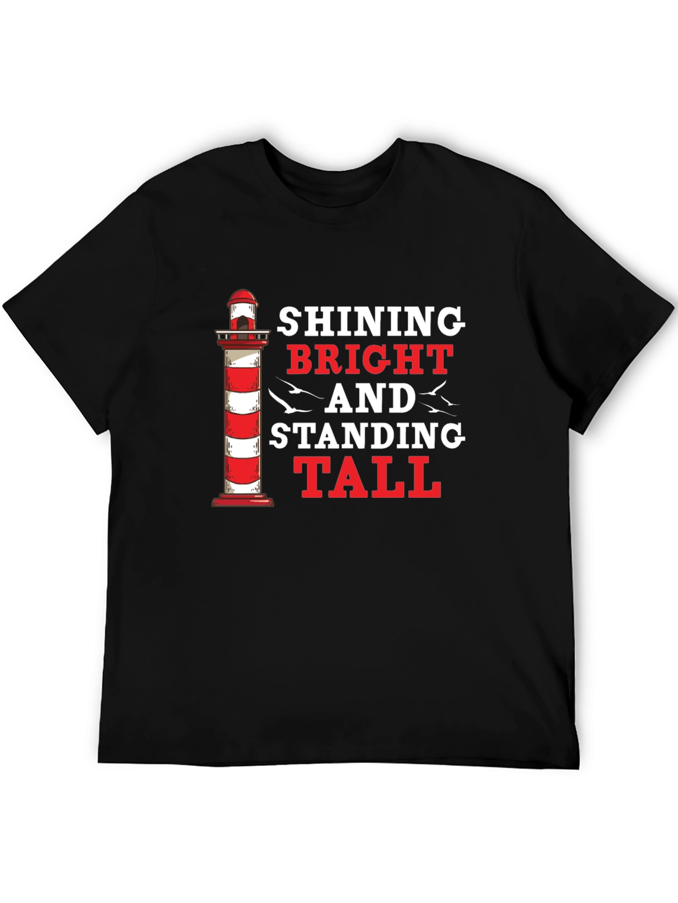 Shining Bright Lighthouse Graphic T-Shirt