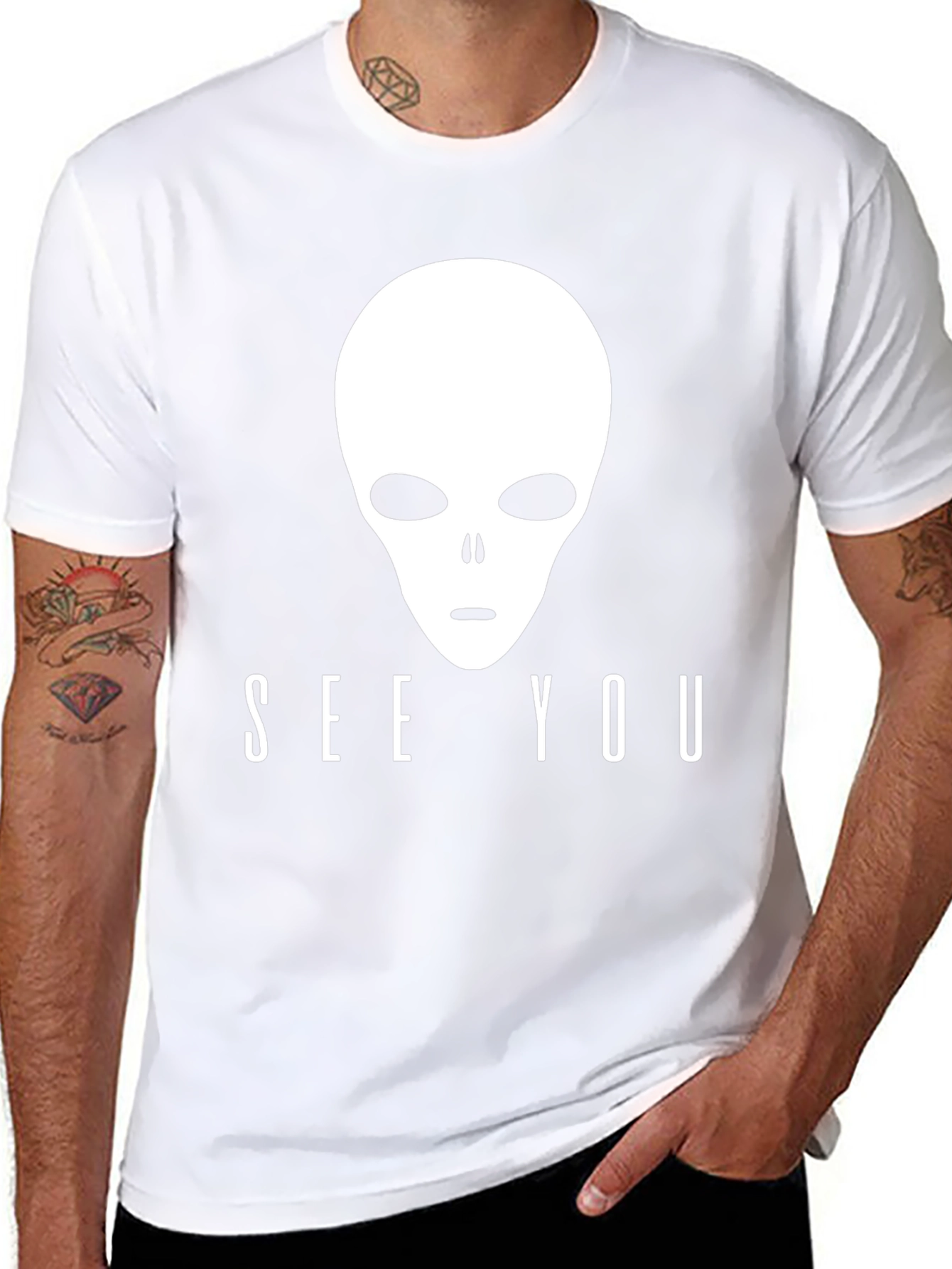 Alien See You Black T-Shirt