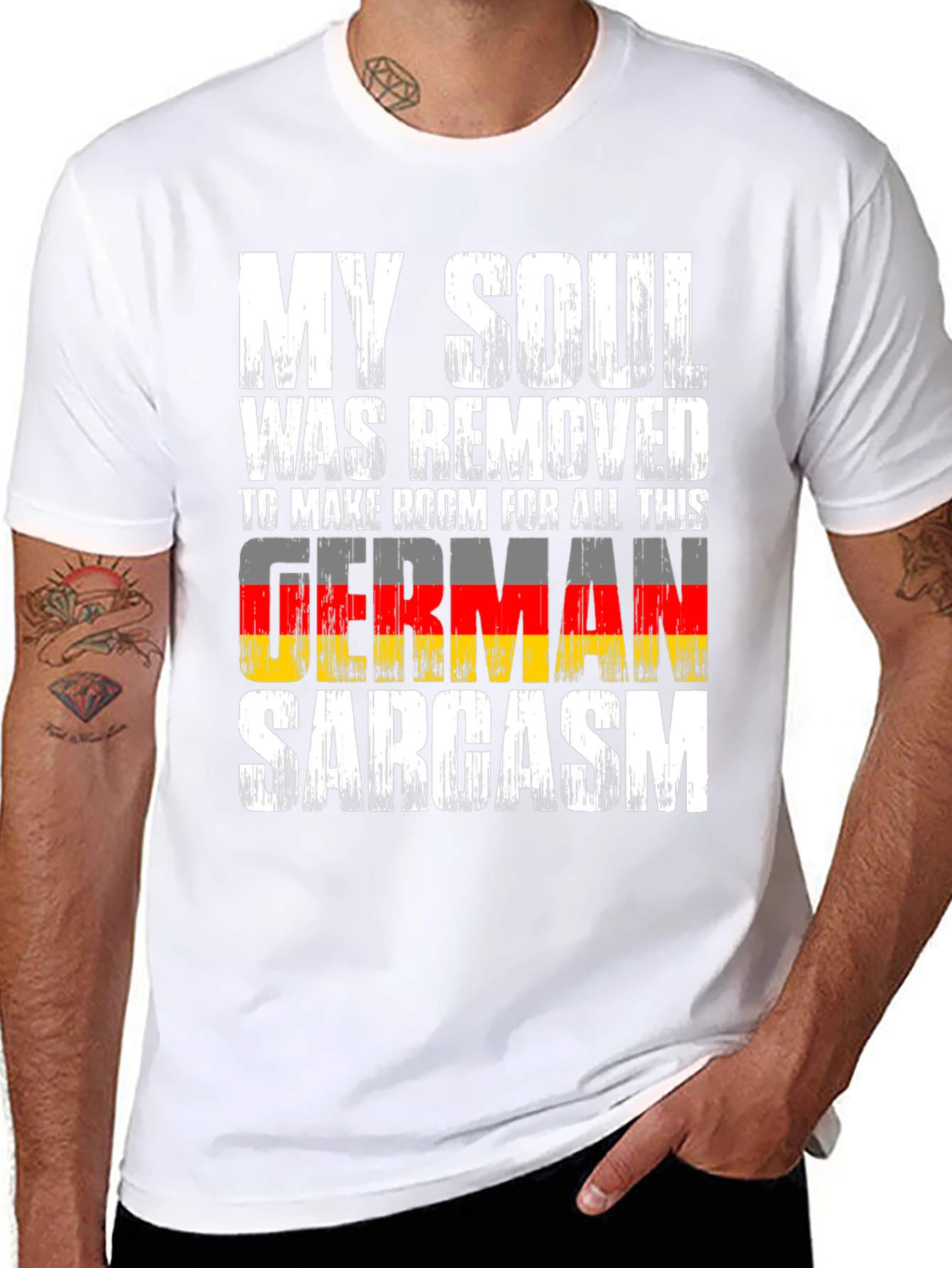 German Sarcasm T-Shirt: My Soul Removed