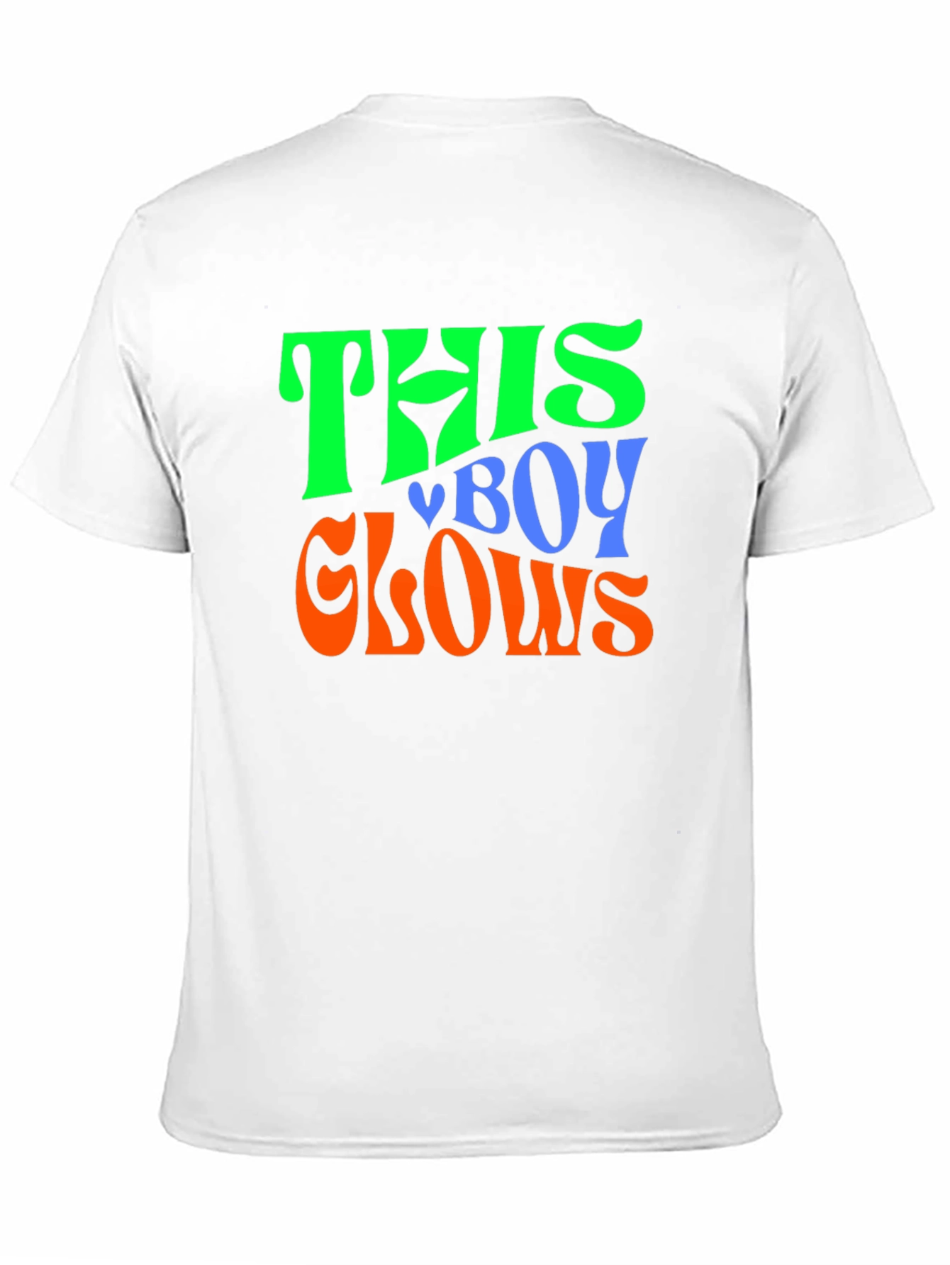 This Boy Glows Black Graphic T-Shirt