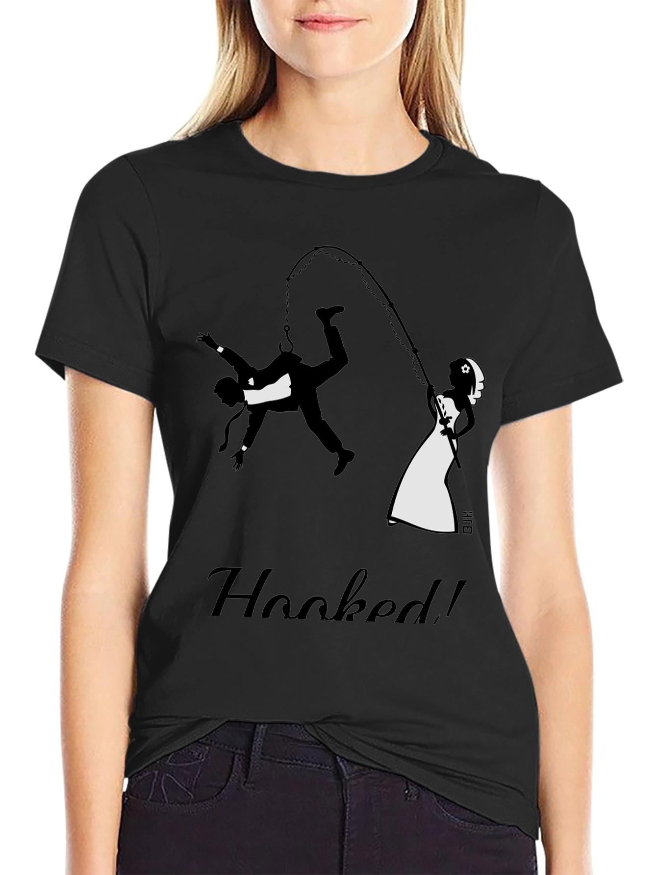 Hooked Groom Graphic Tee - Funny Wedding T-Shirt