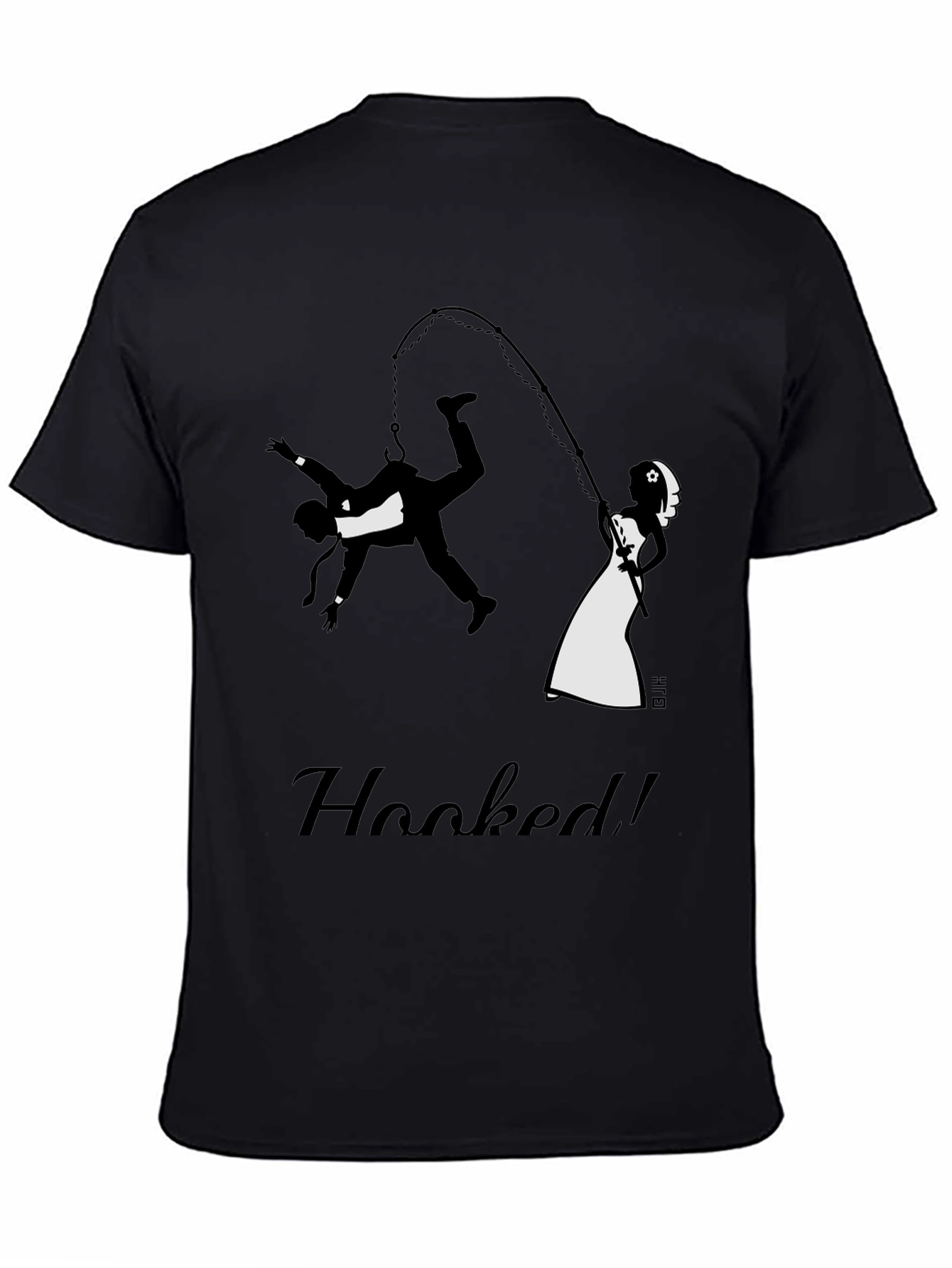 Hooked Groom Graphic Tee - Funny Wedding T-Shirt