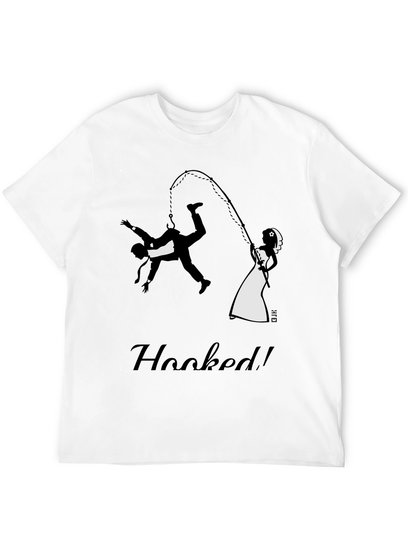 Hooked Groom Graphic Tee - Funny Wedding T-Shirt