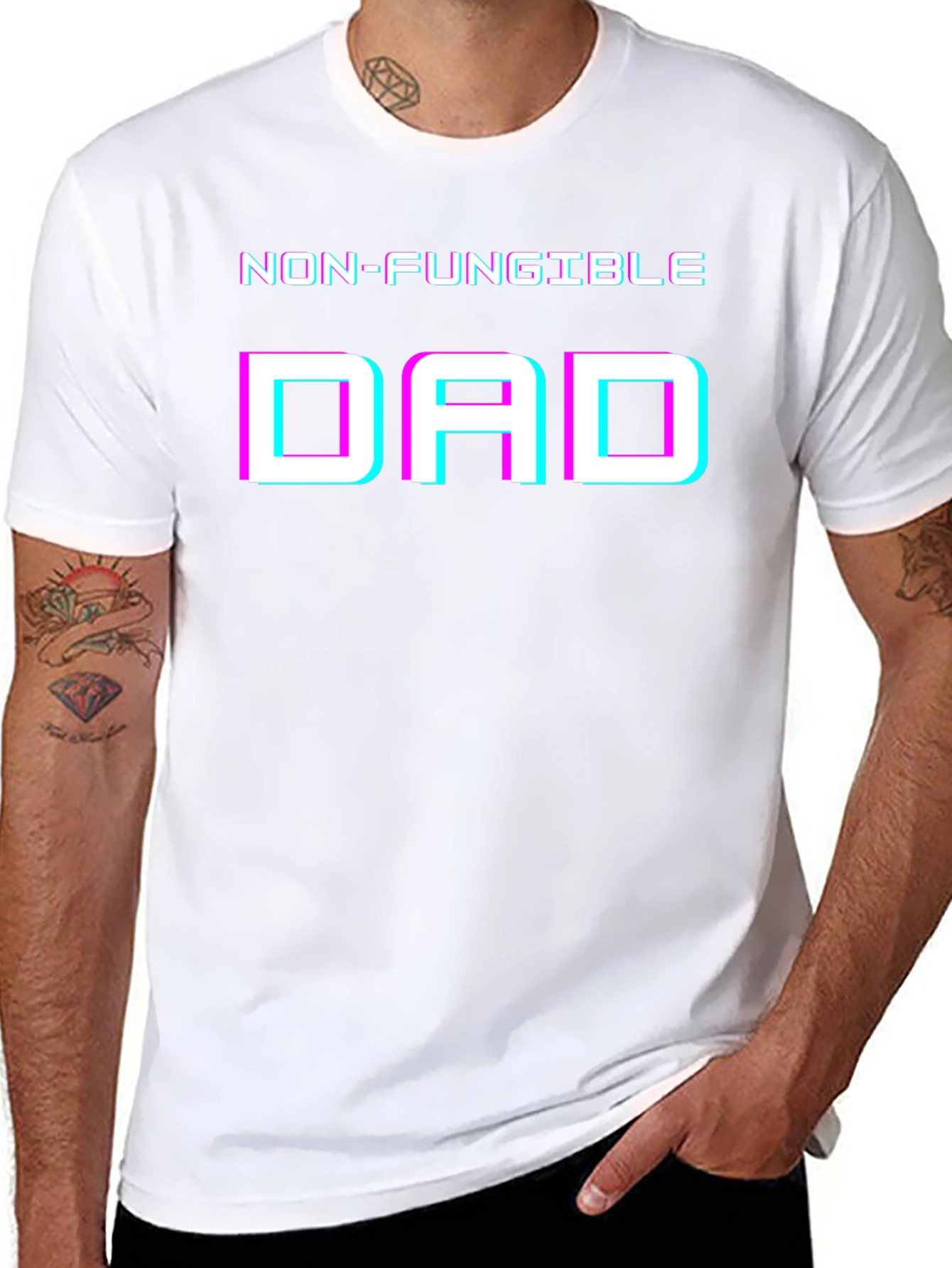 Non-Fungible Dad T-Shirt - Fun Crypto Tee